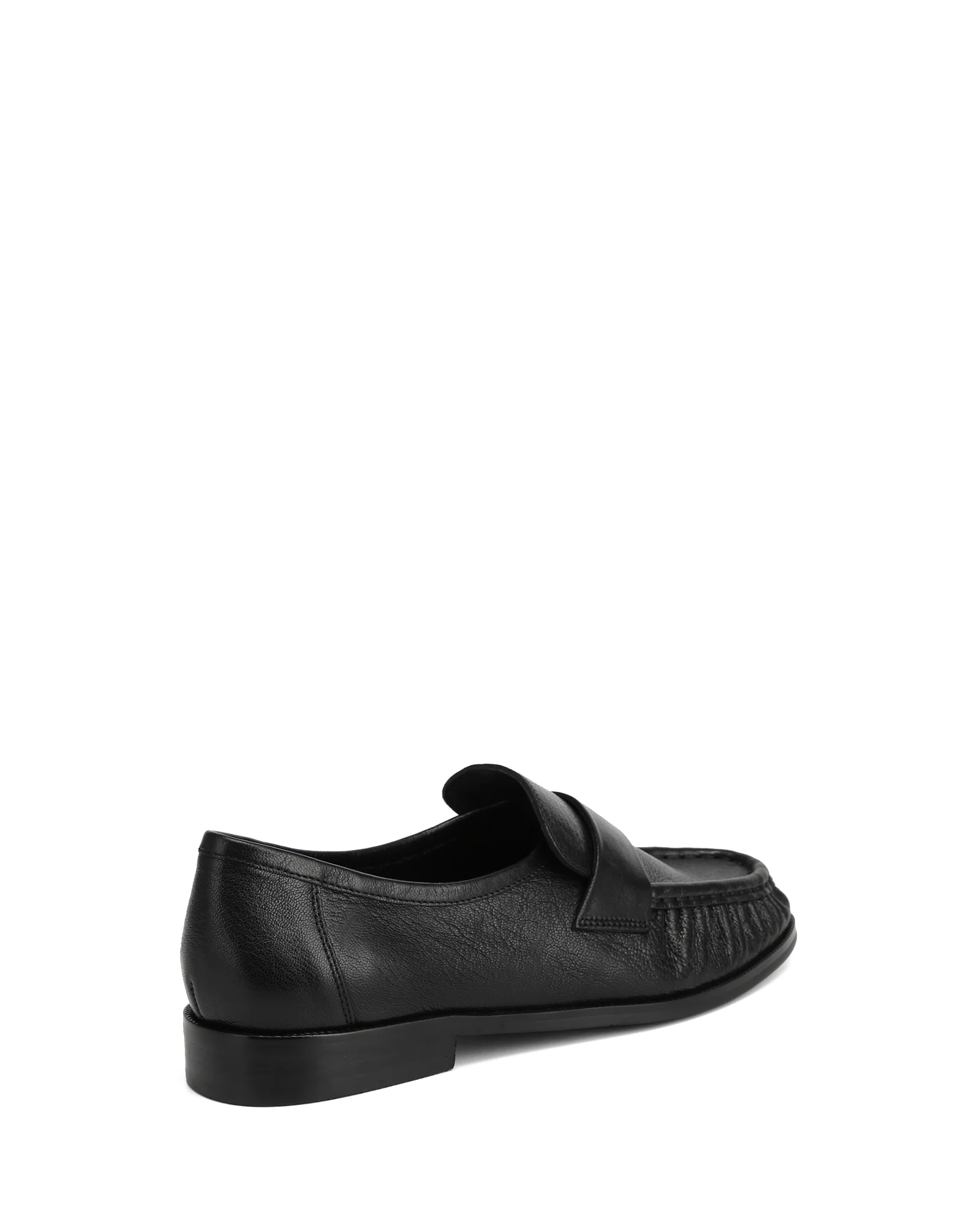 Adriel Black Leather Loafer - Image 4