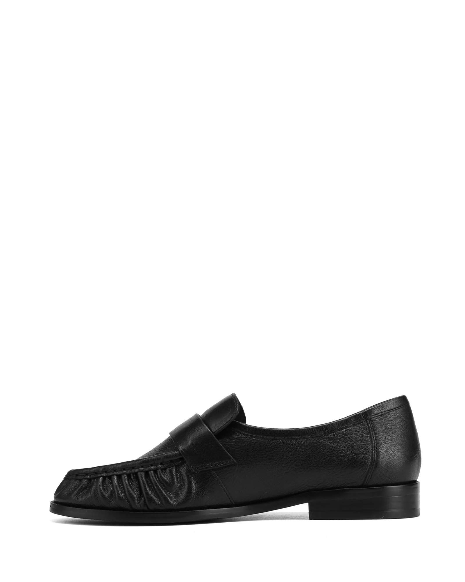 Adriel Black Leather Loafer - Image 6