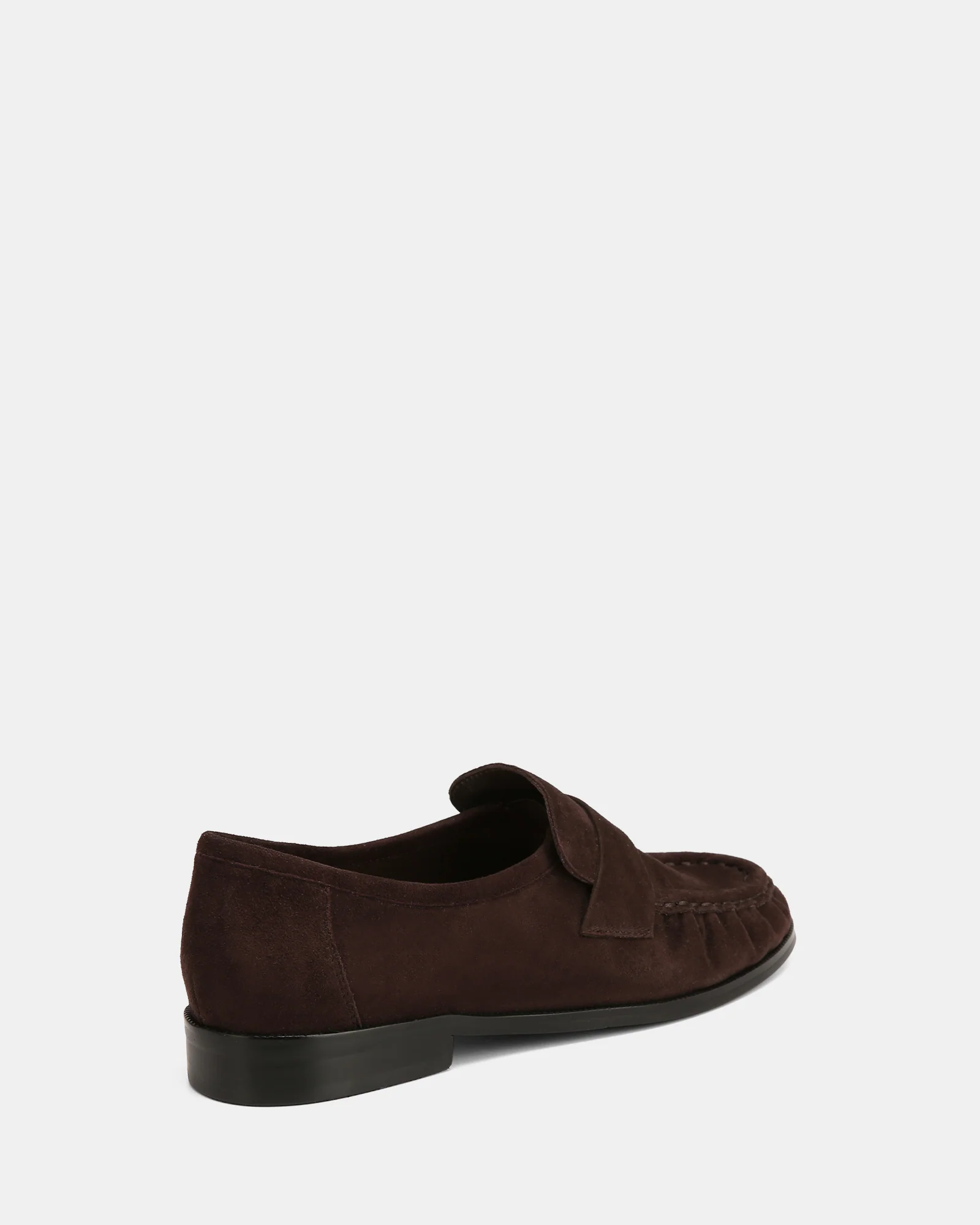 Adriel Chocolate Suede Leather Loafer - Image 4