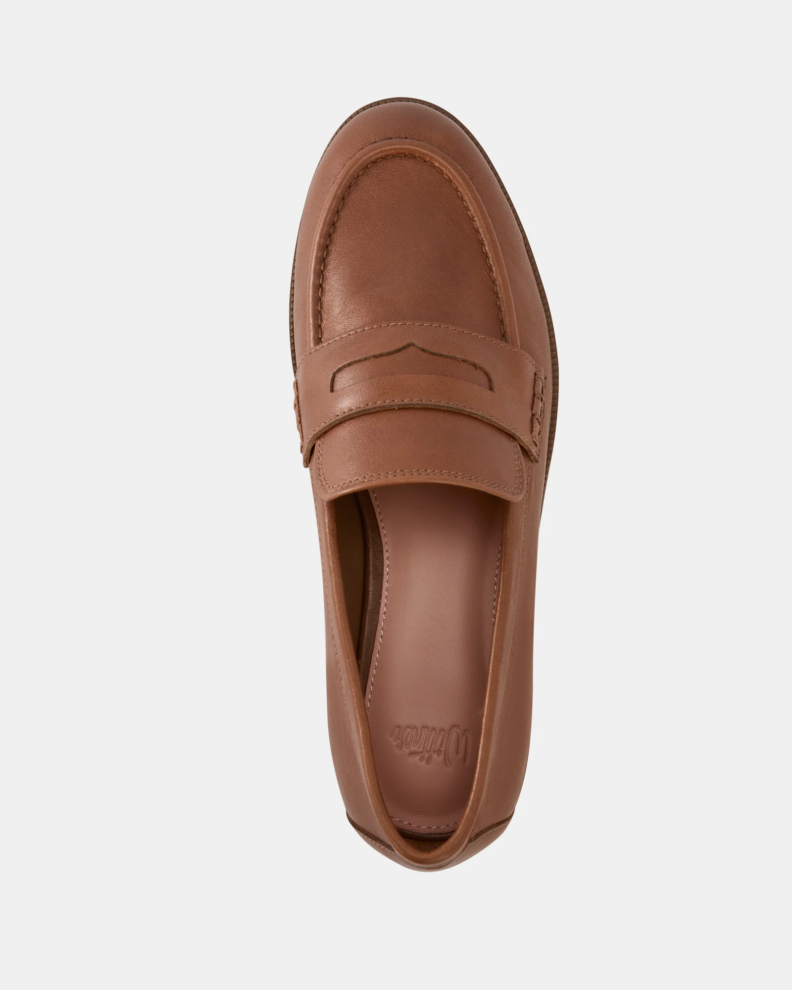 Alexandra Burnt Almond Leather Loafer - Image 5