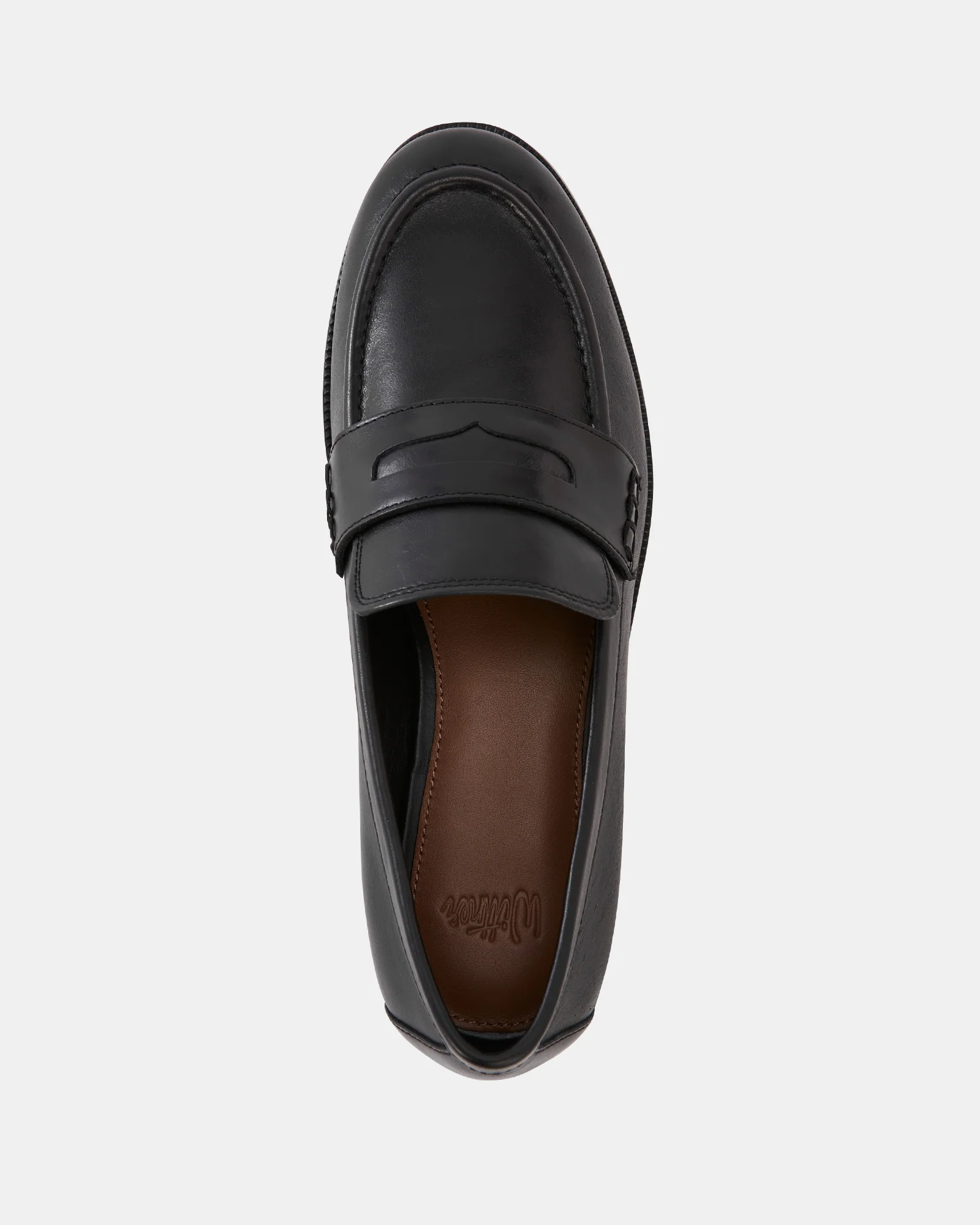 Alexandra Black Leather Loafer - Image 5