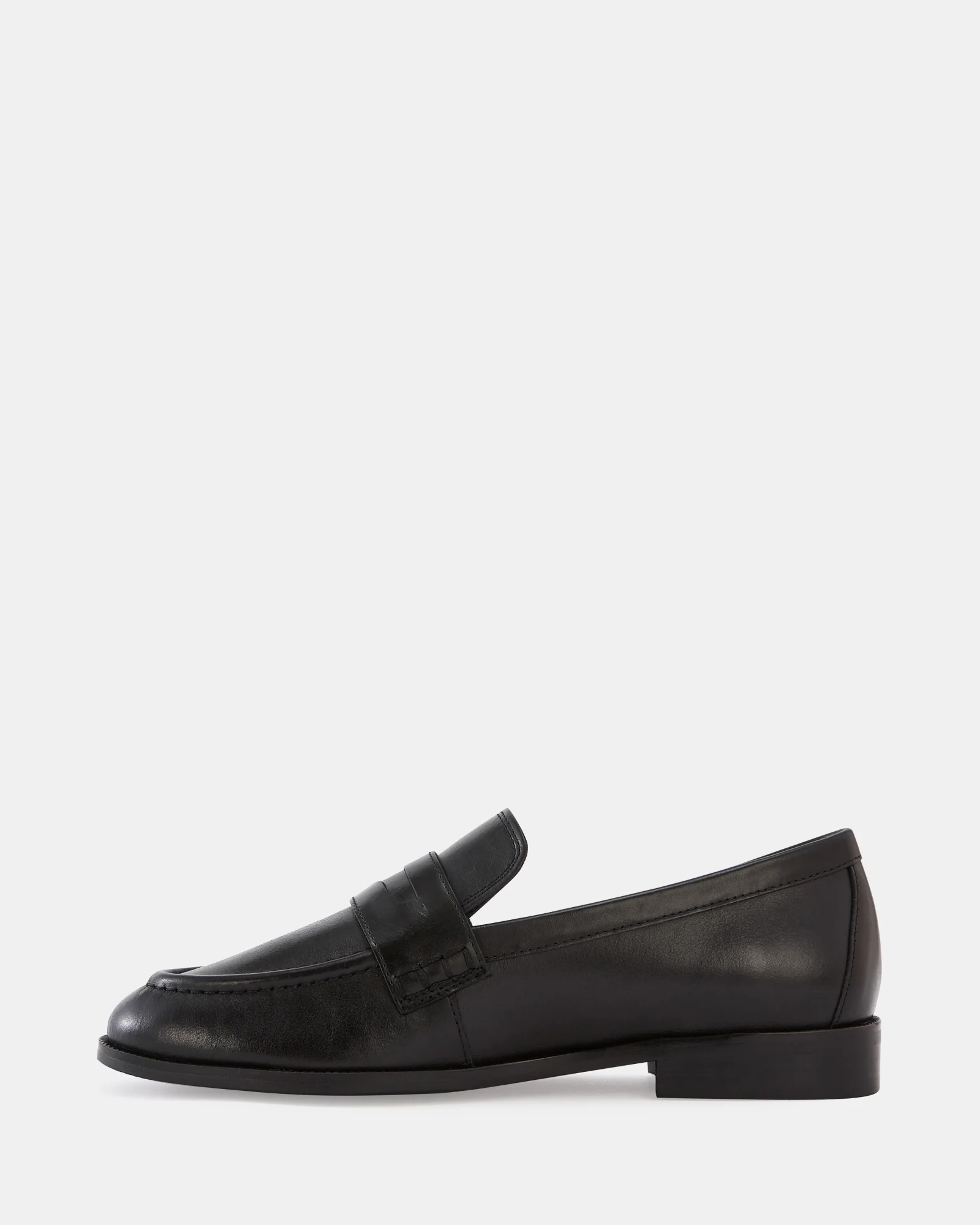Alexandra Black Leather Loafer - Image 6