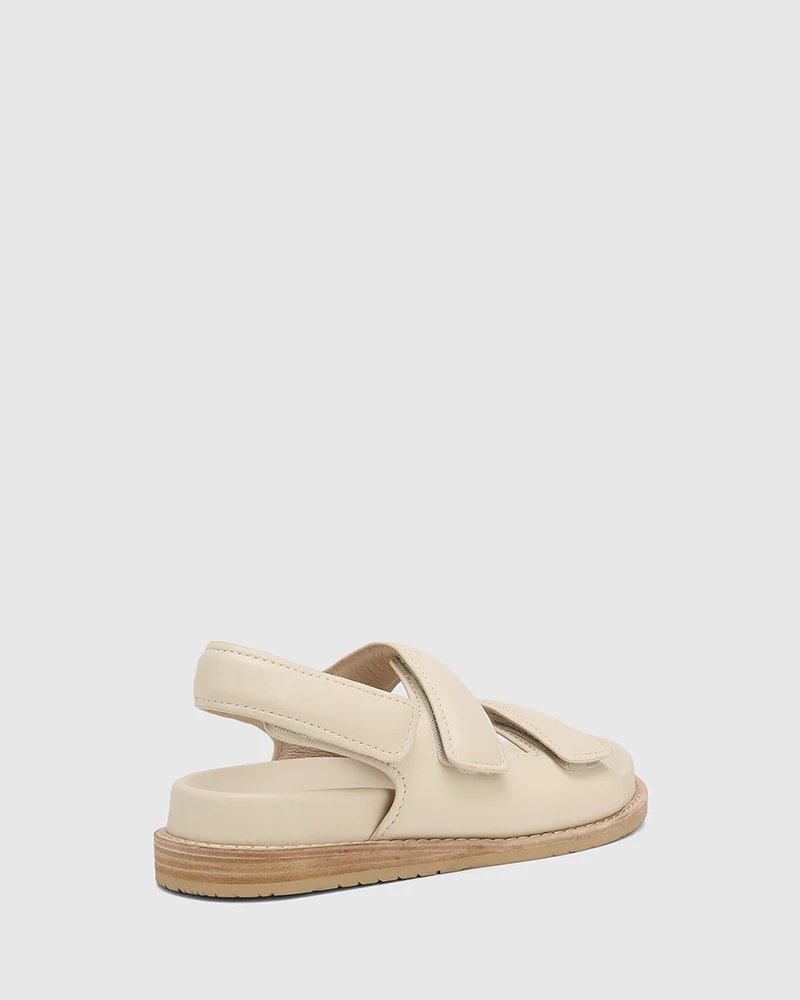 Alexsandra Vintage Ivory Leather Sandal - Image 4