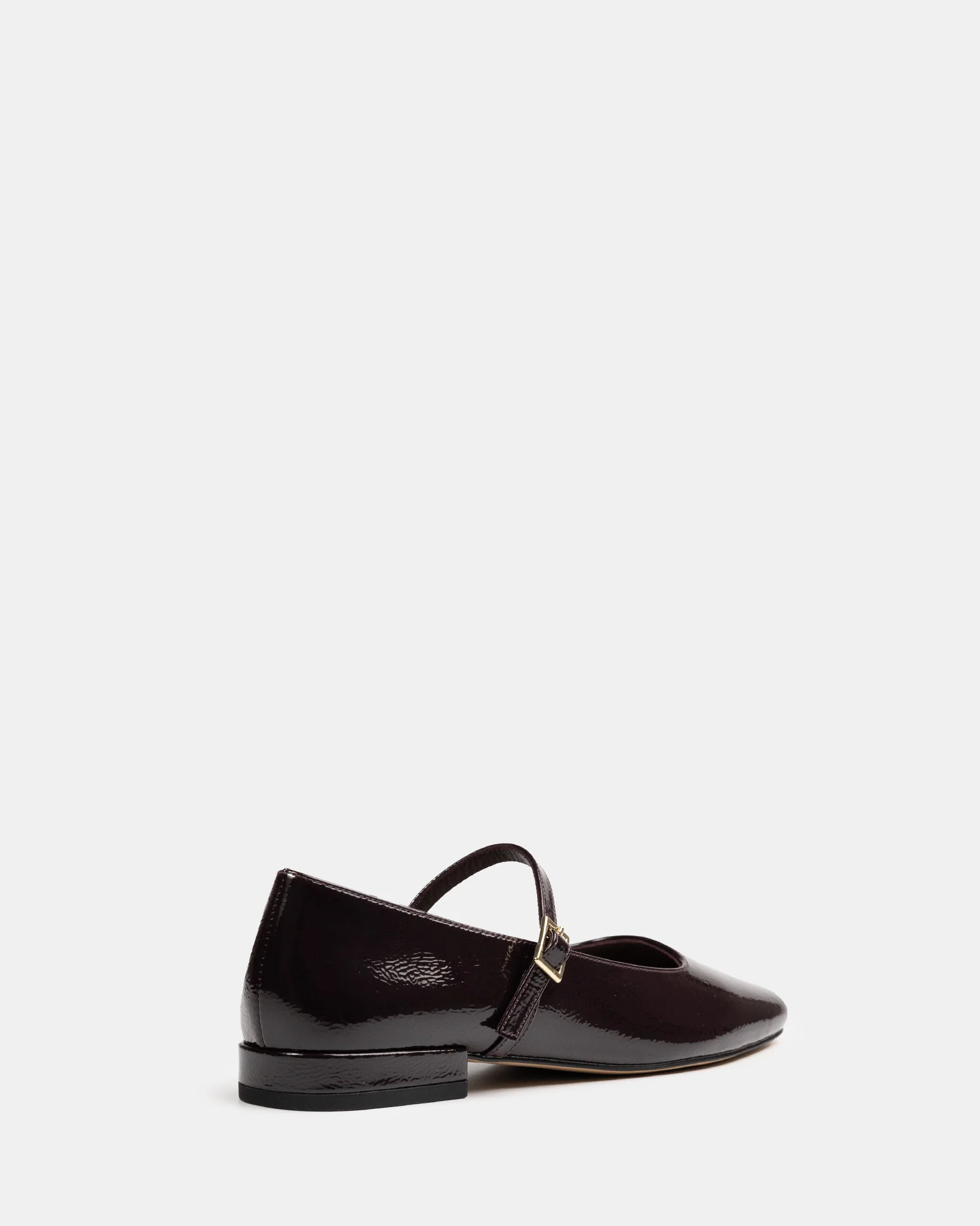 Aria Plum Crinkle Patent Leather Mary Jane - Image 4