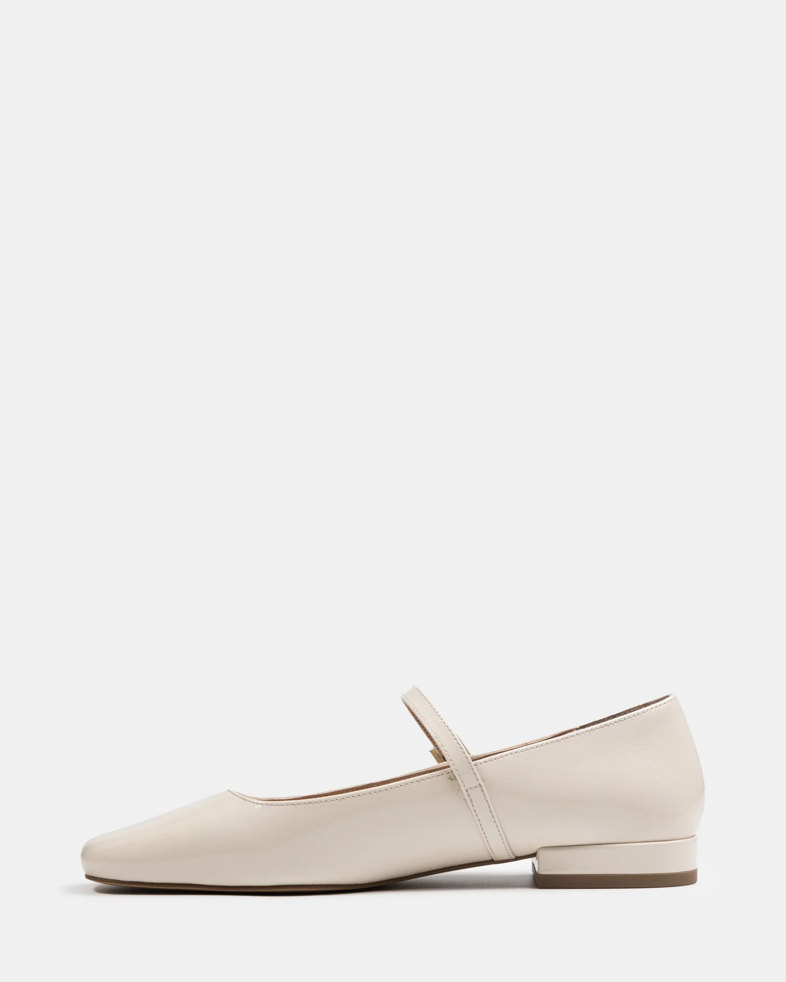 Aria Vintage Ivory Crinkle Patent Leather Mary Jane - Image 6