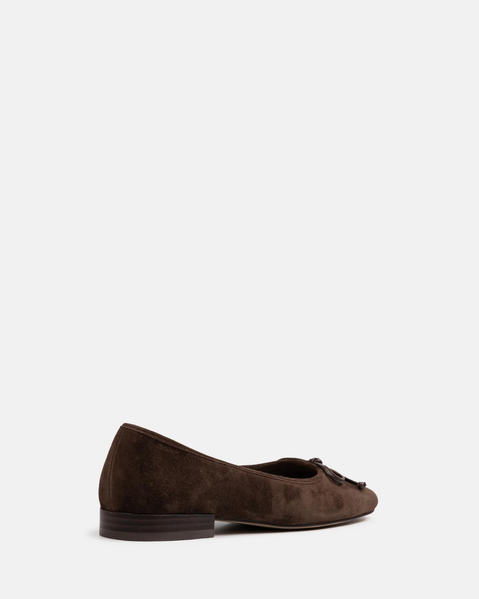 Armenia Hot Chocolate Suede Leather Ballet Flat - Image 5