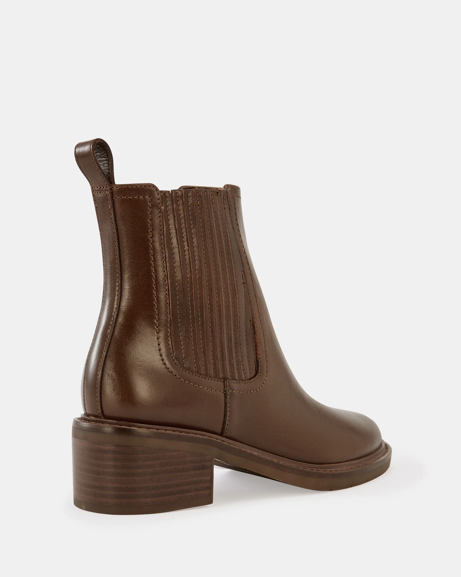 Baylee Oak Leather Ankle Boot - Image 4