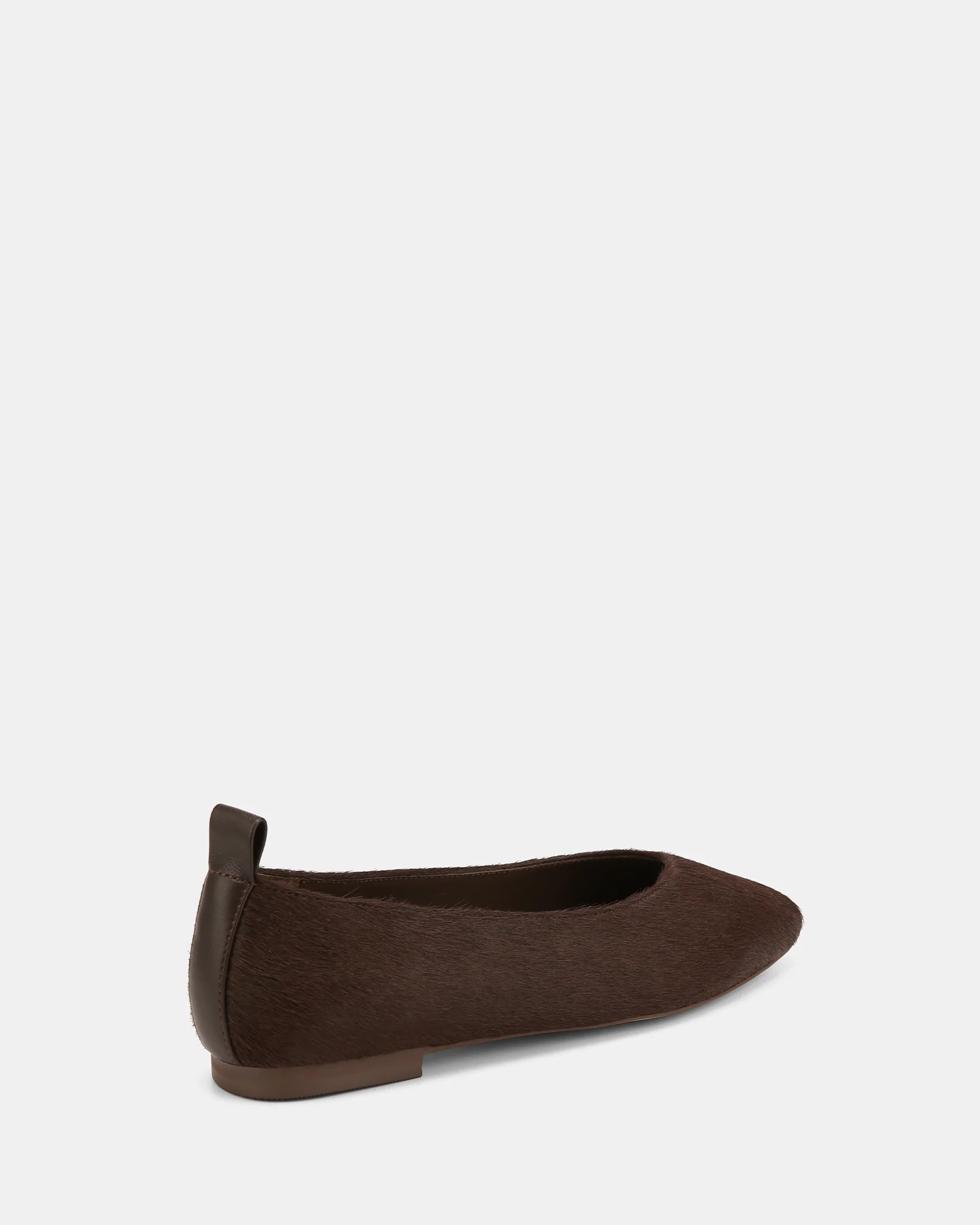 Belinda Chocolate Hair-on Leather Ballet Flat - Image 4