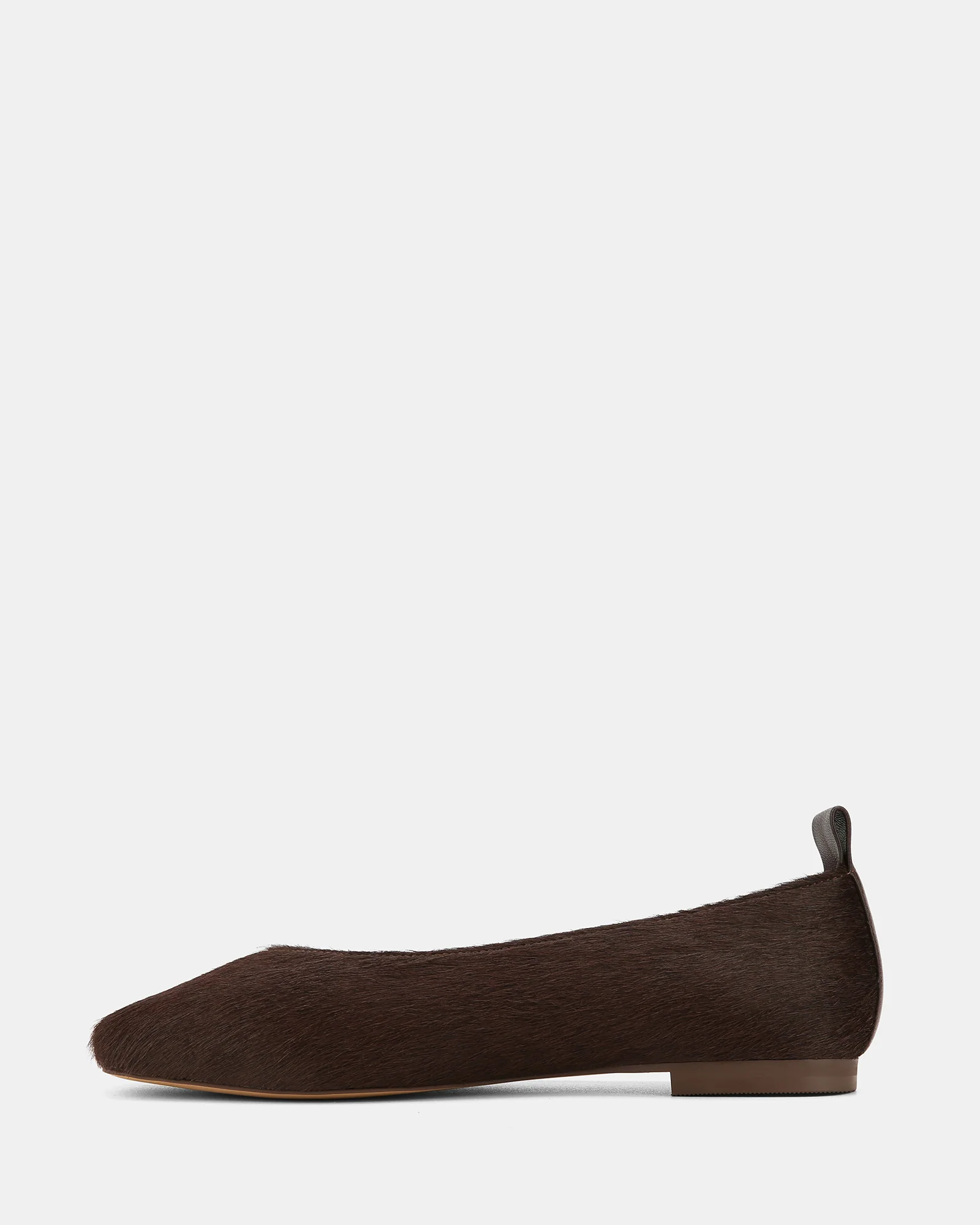 Belinda Chocolate Hair-on Leather Ballet Flat - Image 6