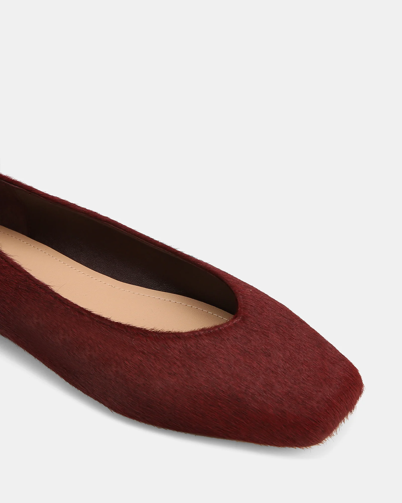 Belinda Raisin Hair-on Leather Ballet Flat - Image 3
