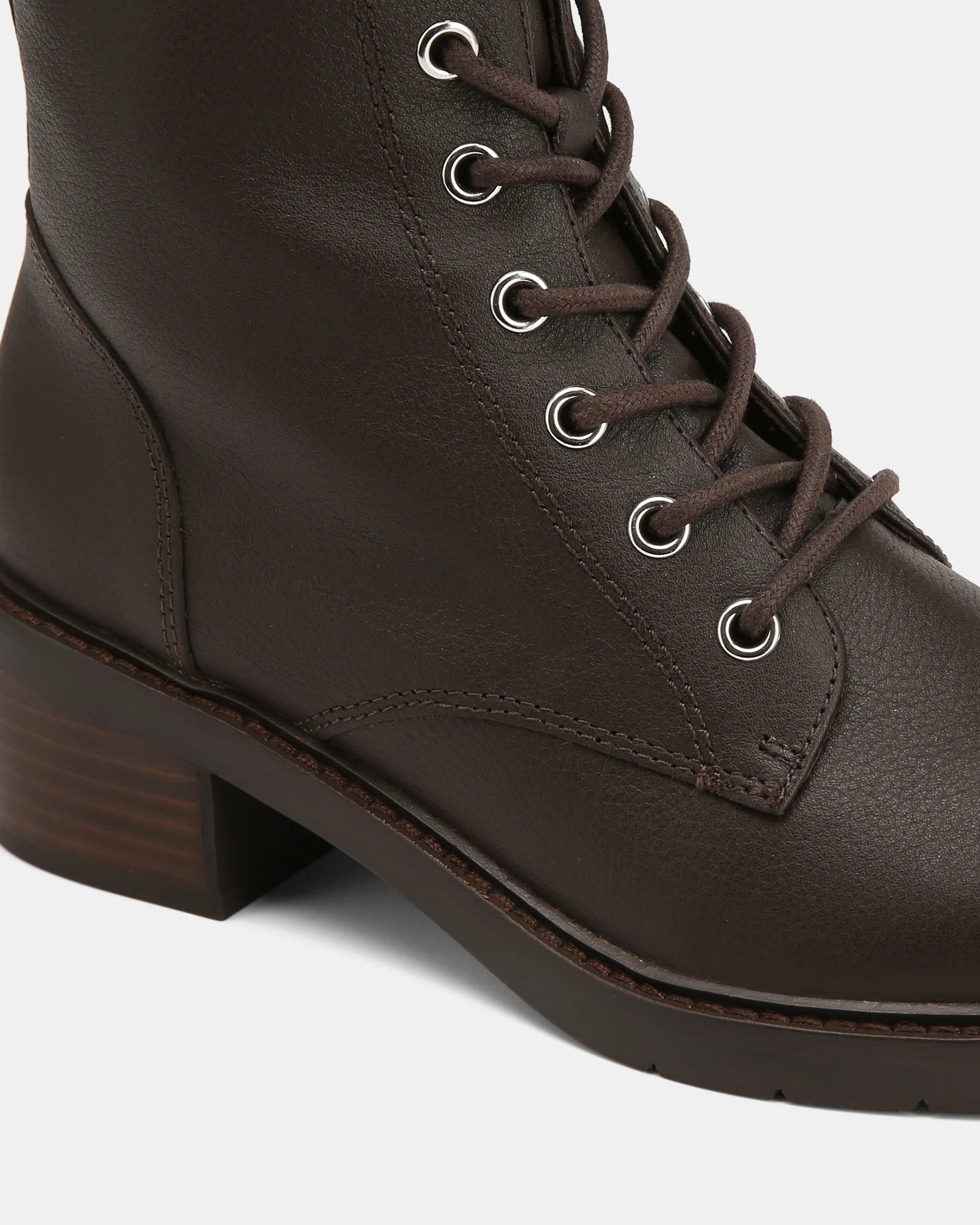 Benny Ebony Pebble Leather Ankle Boot - Image 3