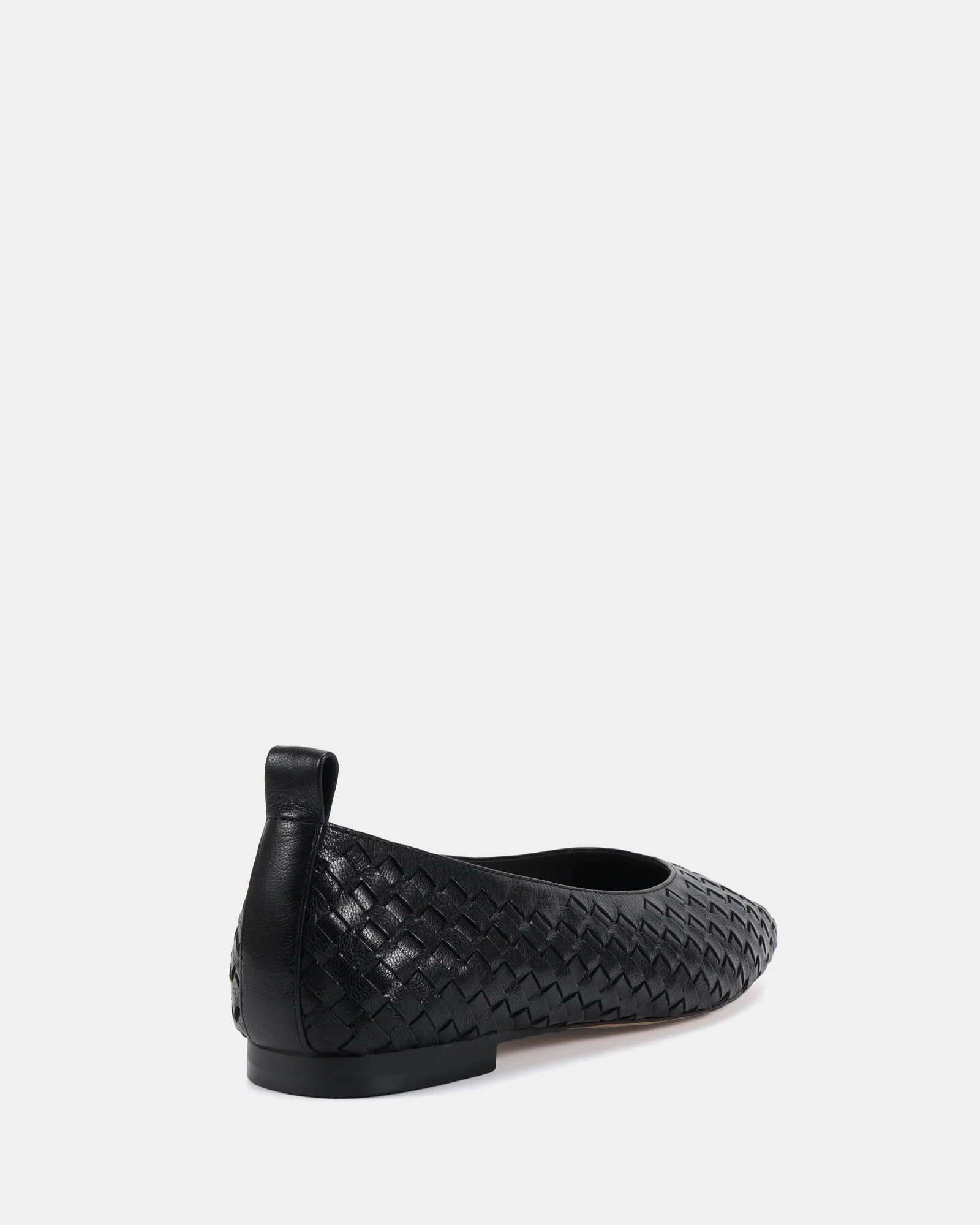 Berty Black Leather Ballet Flat - Image 4