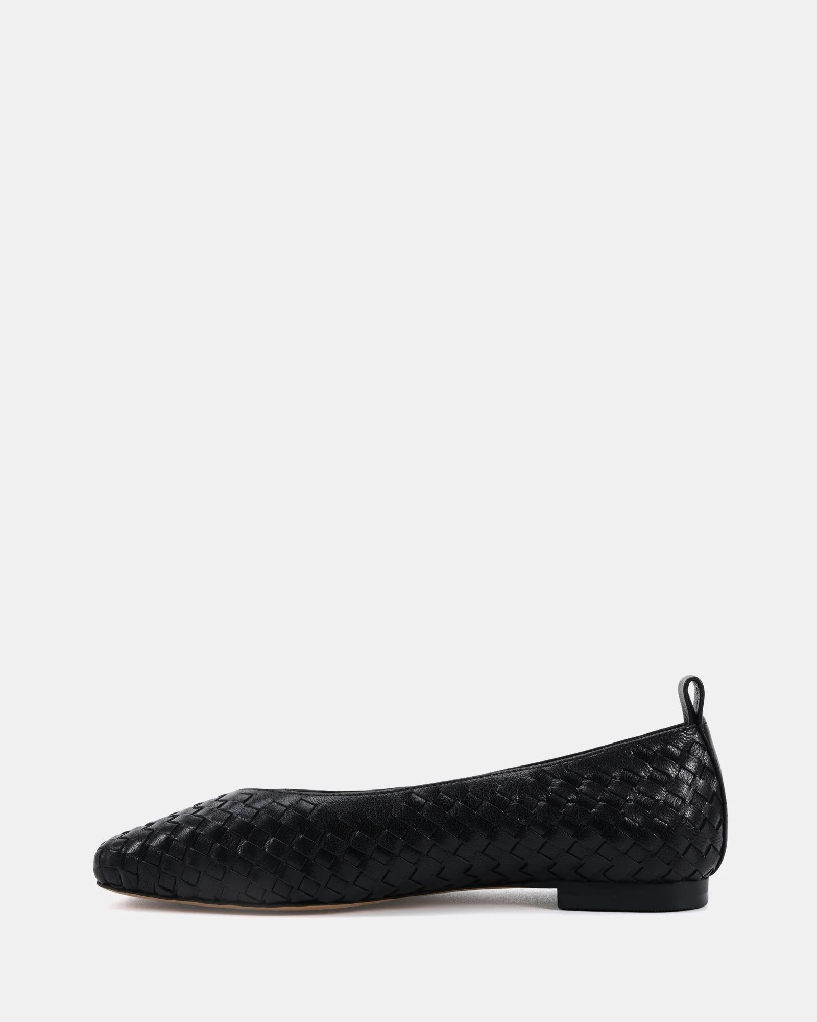 Berty Black Leather Ballet Flat - Image 6