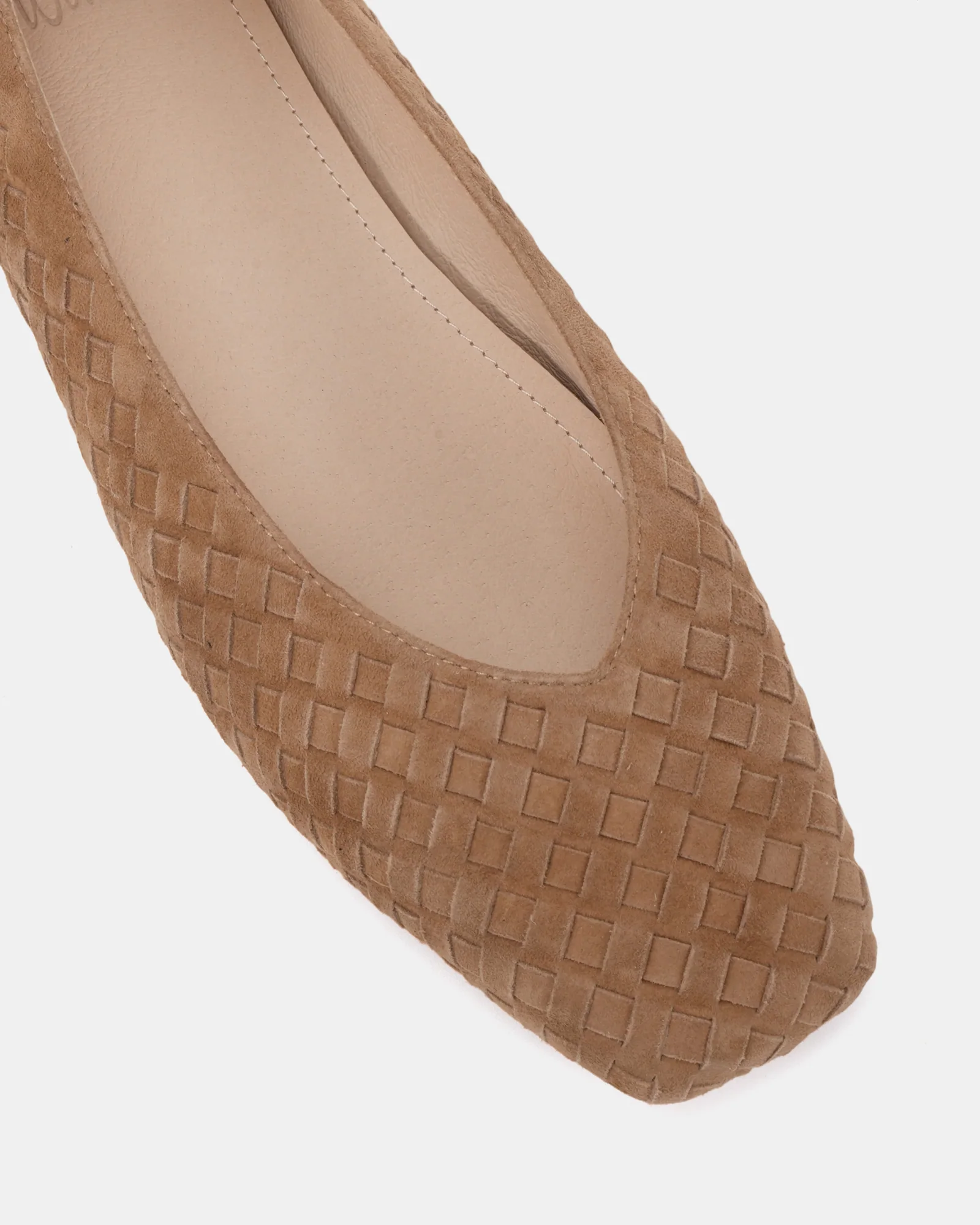 Berty Nutmeg Suede Leather Ballet Flat - Image 3