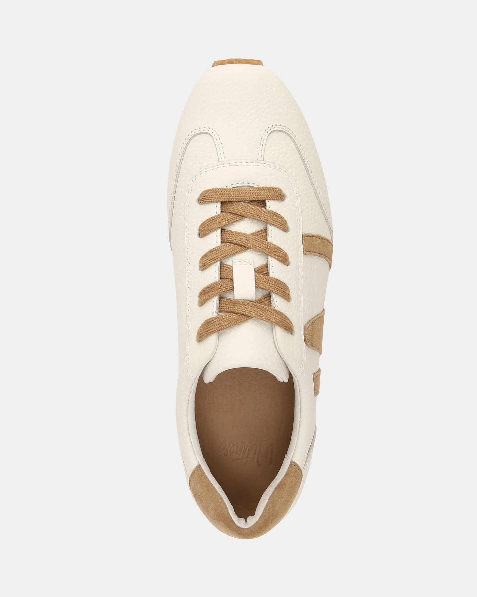 Billy Off White Leather Sneaker - Image 5