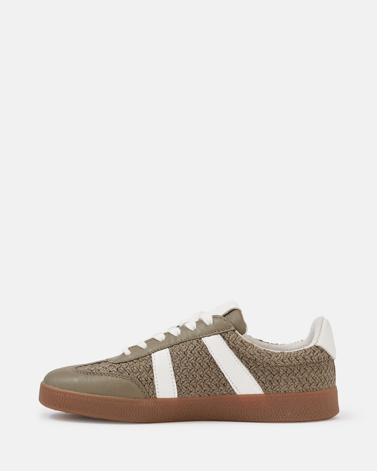 Boston Boho Green Textile and Suede Leather Sneaker - Image 5