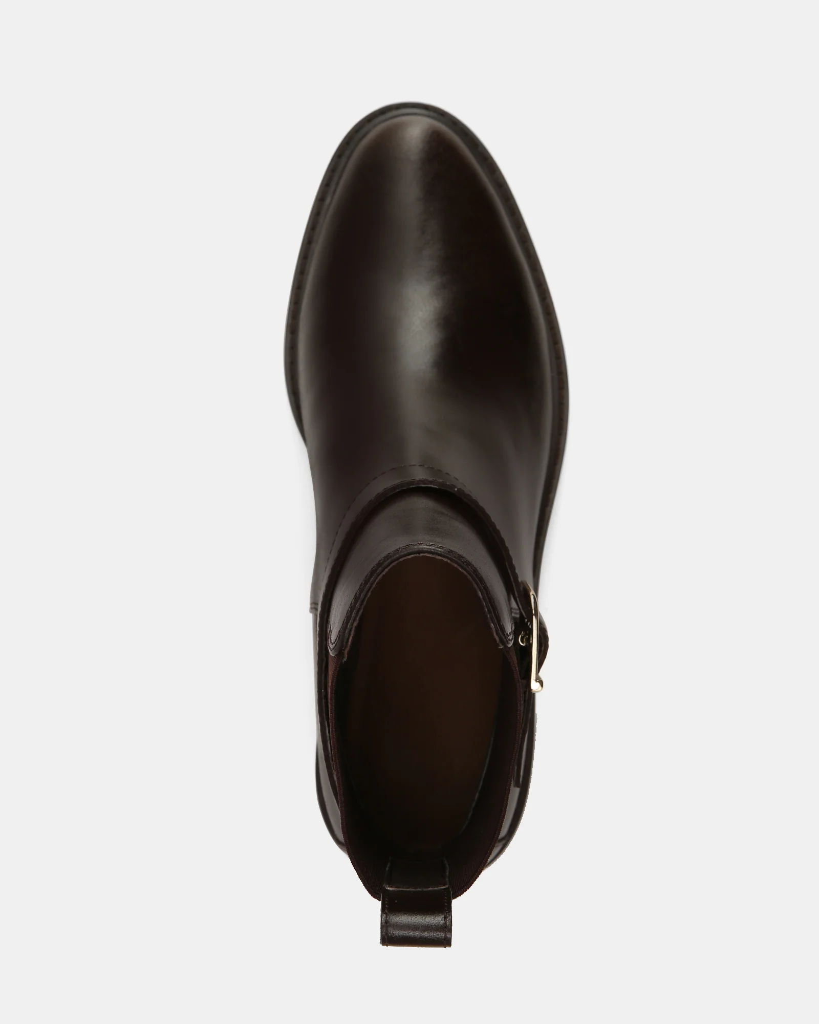 Brandy Dark Brown Leather Ankle Boot - Image 5