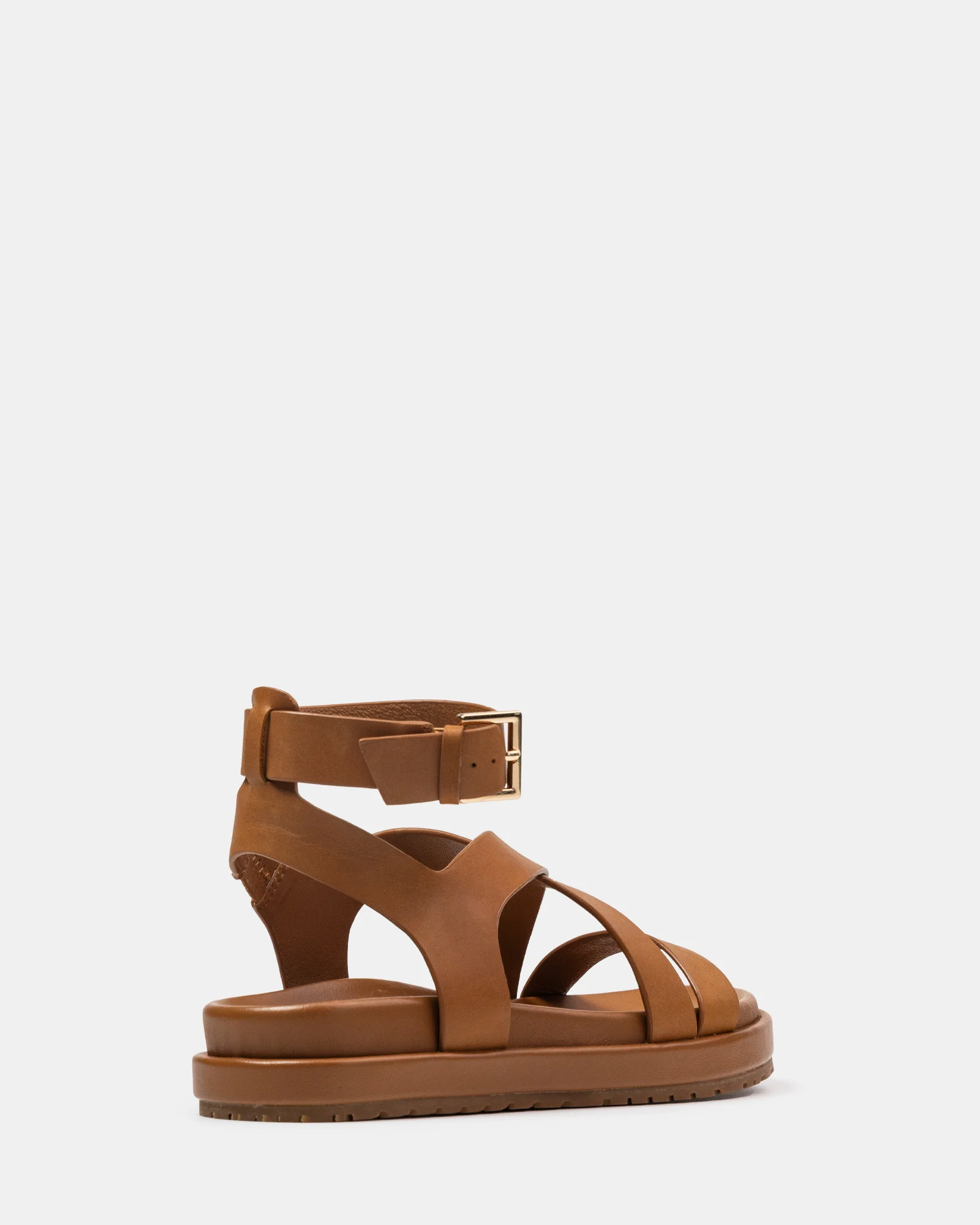 Bryer Burnt Almond Leather Sandal - Image 4