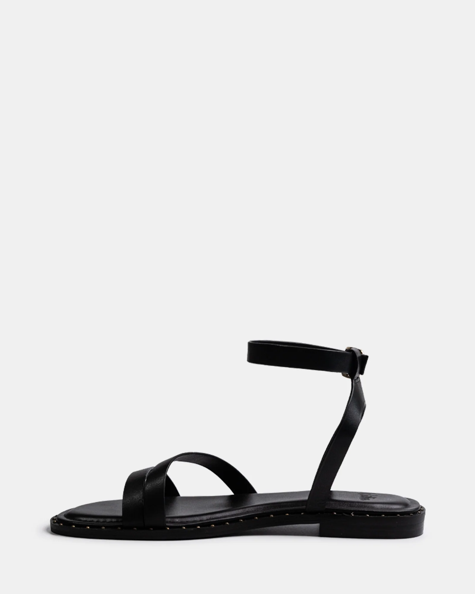 Crystina Chocolate Suede Leather Strappy Sandal - Image 6