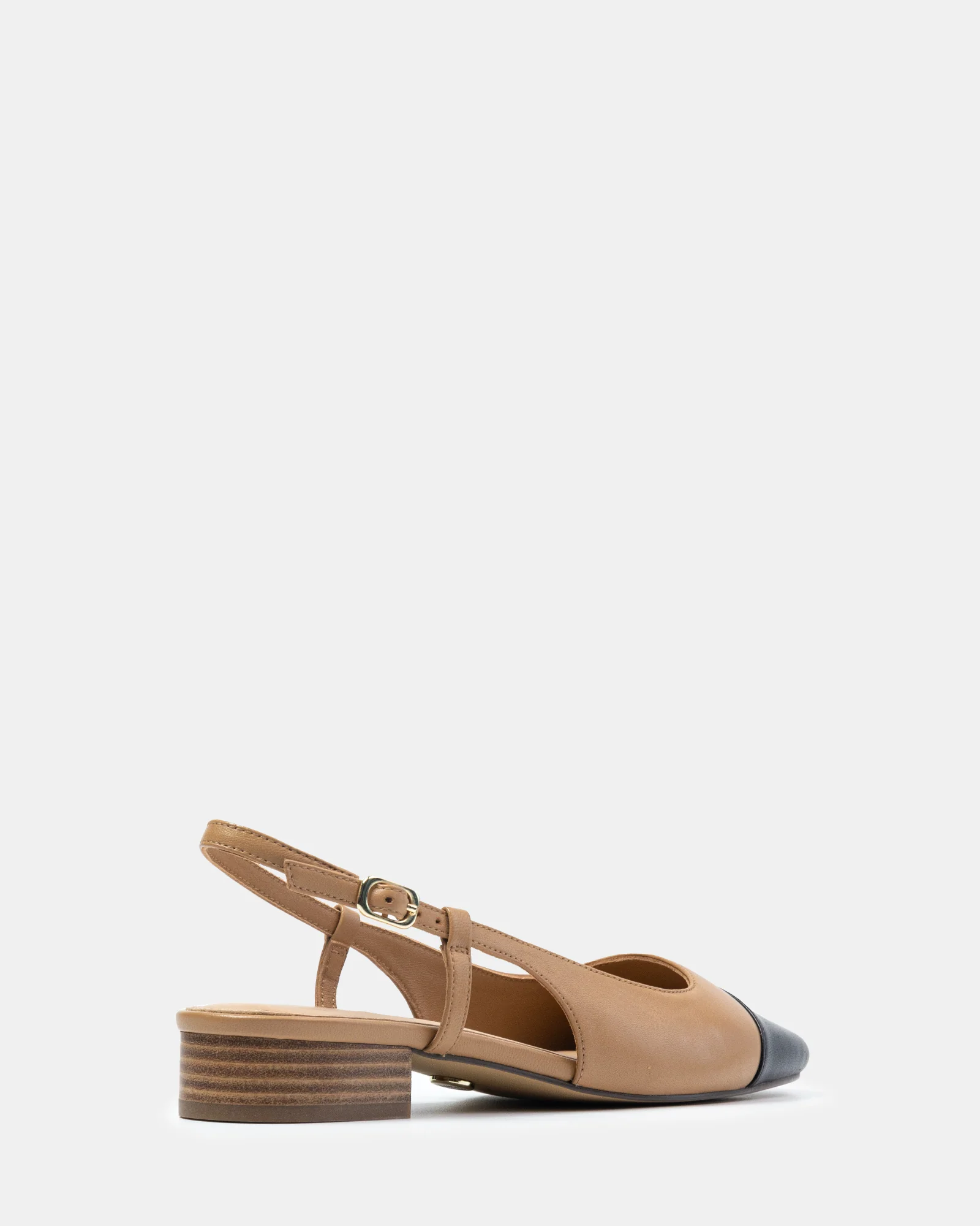 Dame Dark Sand Leather Slingback - Image 4