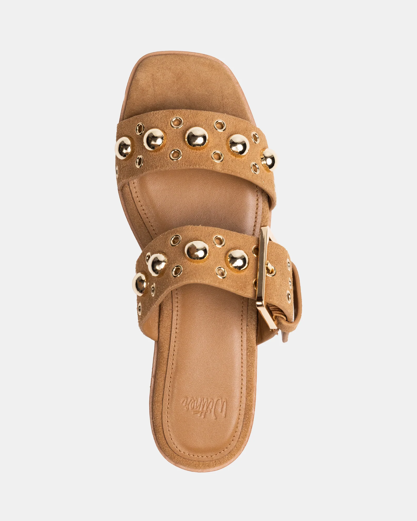 Dixee Dark Sand Suede Leather Sandal - Image 5