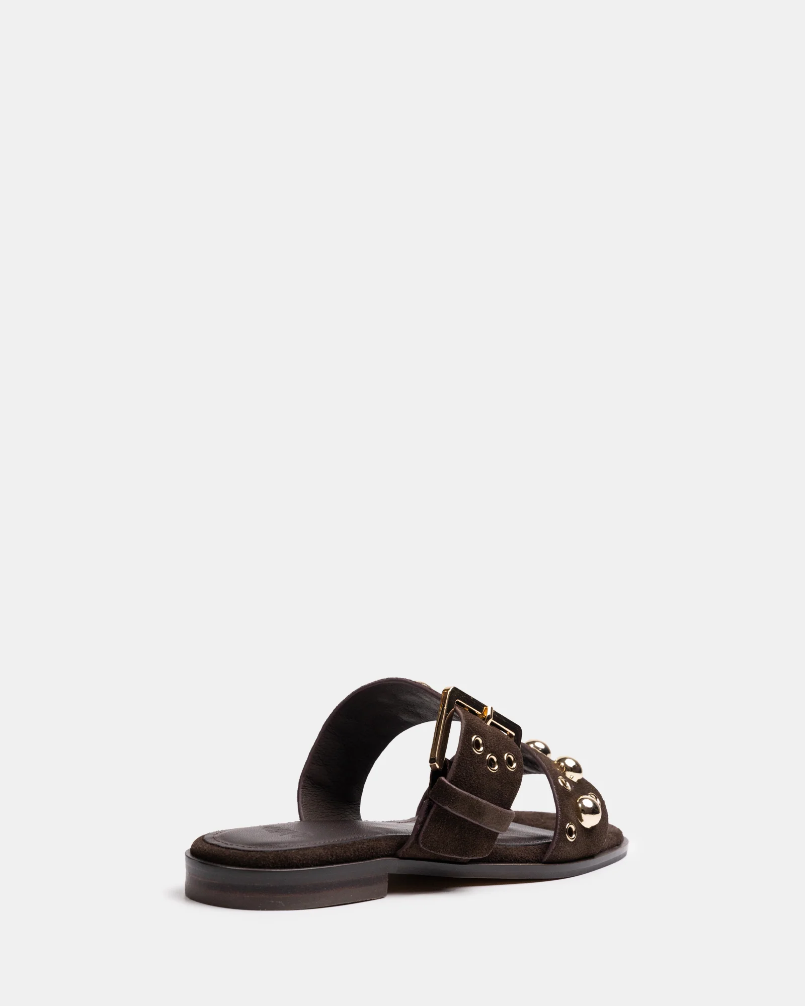 Dixee Ebony Suede Leather Sandal - Image 4