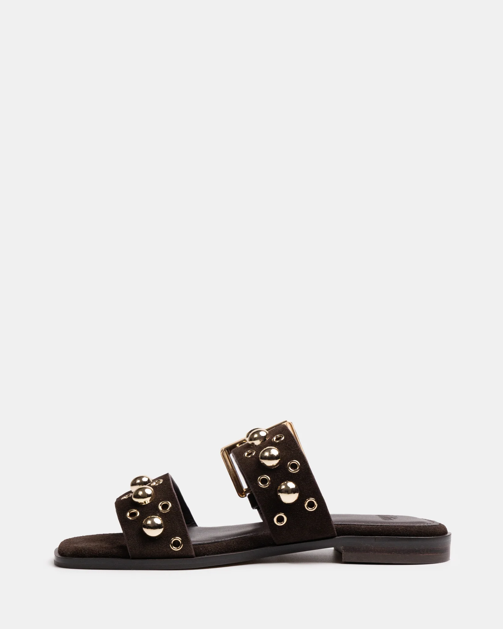 Dixee Ebony Suede Leather Sandal - Image 6
