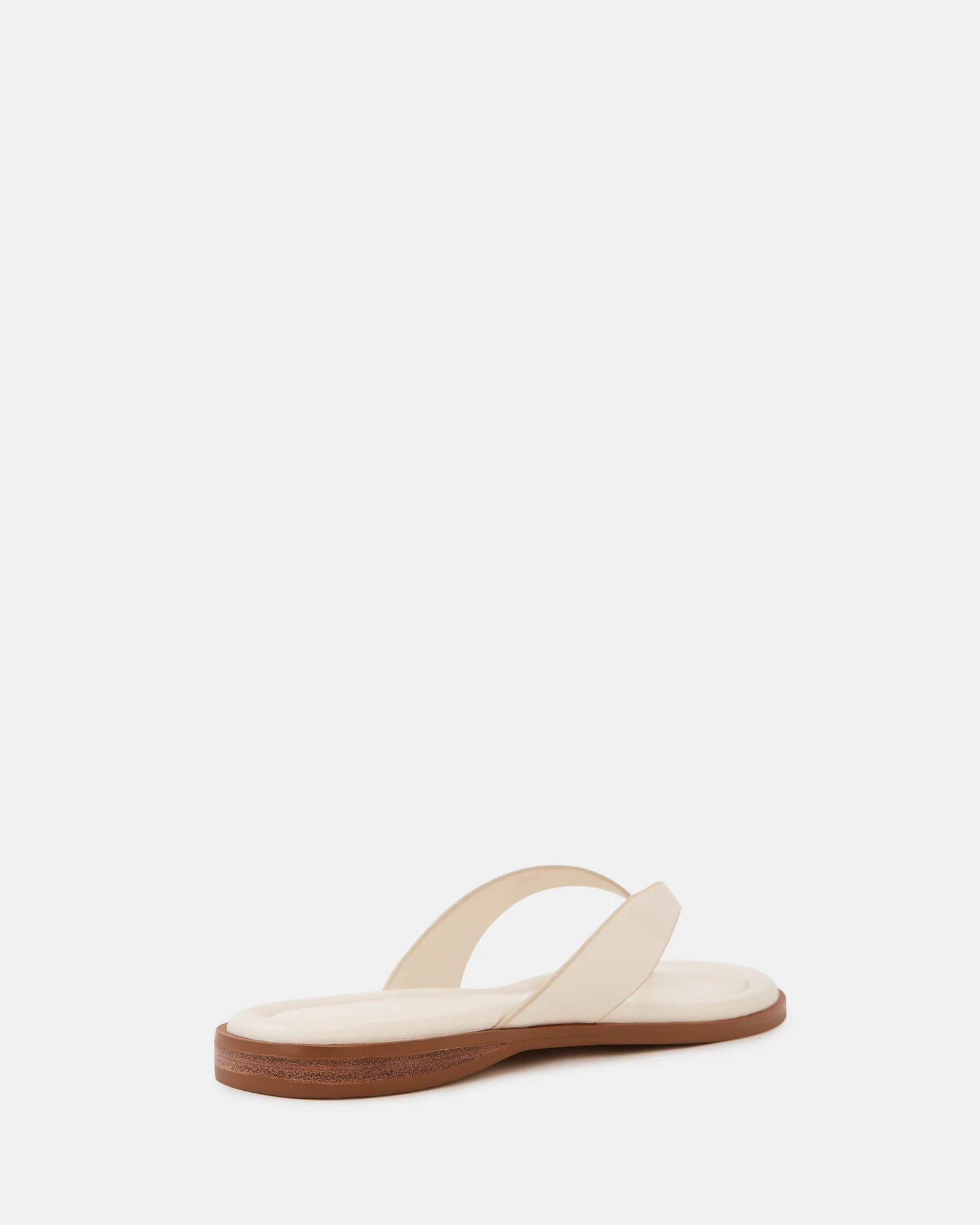 Ethel Vintage Ivory Leather Thong - Image 4