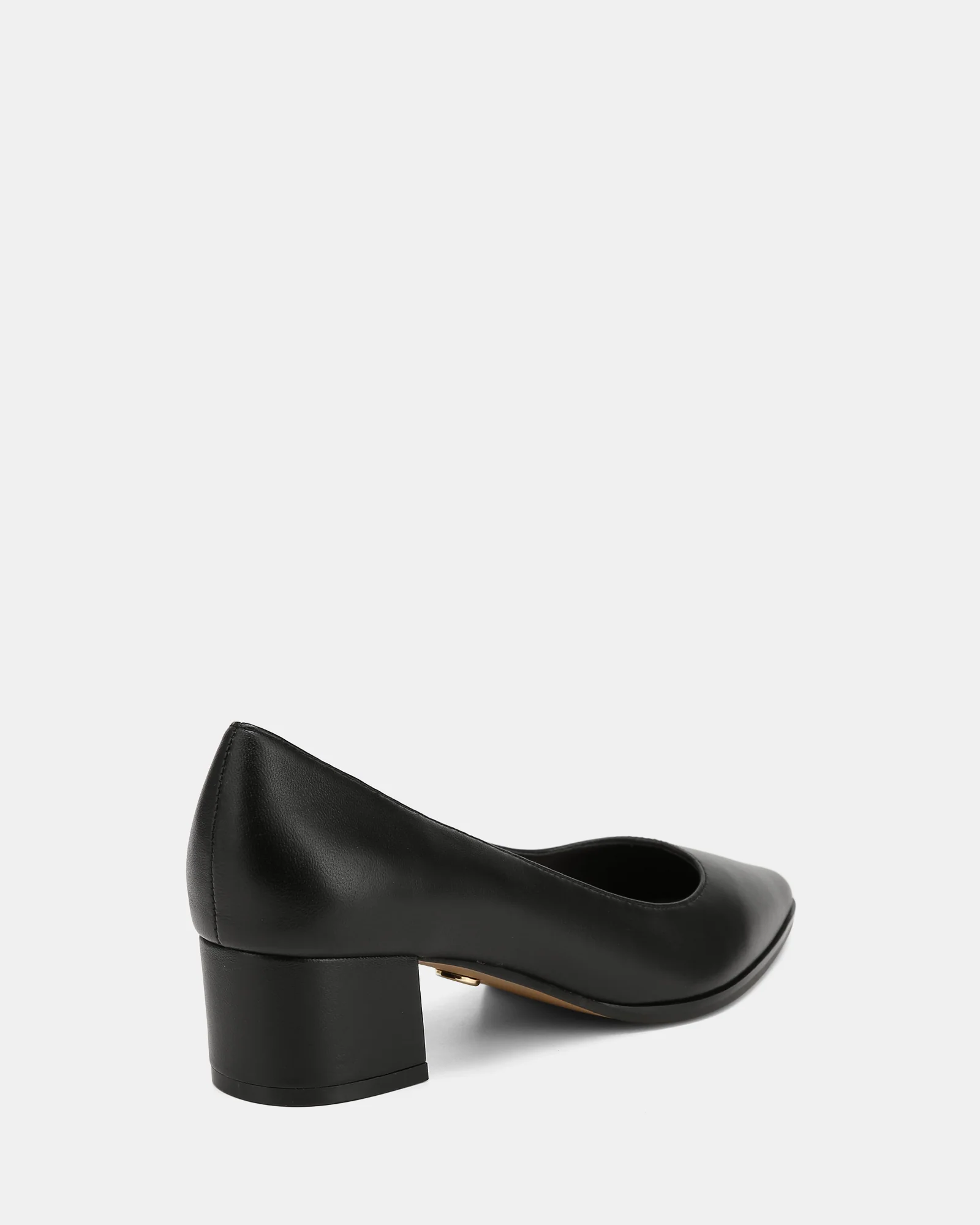 Fae Black Leather Pump - Image 4