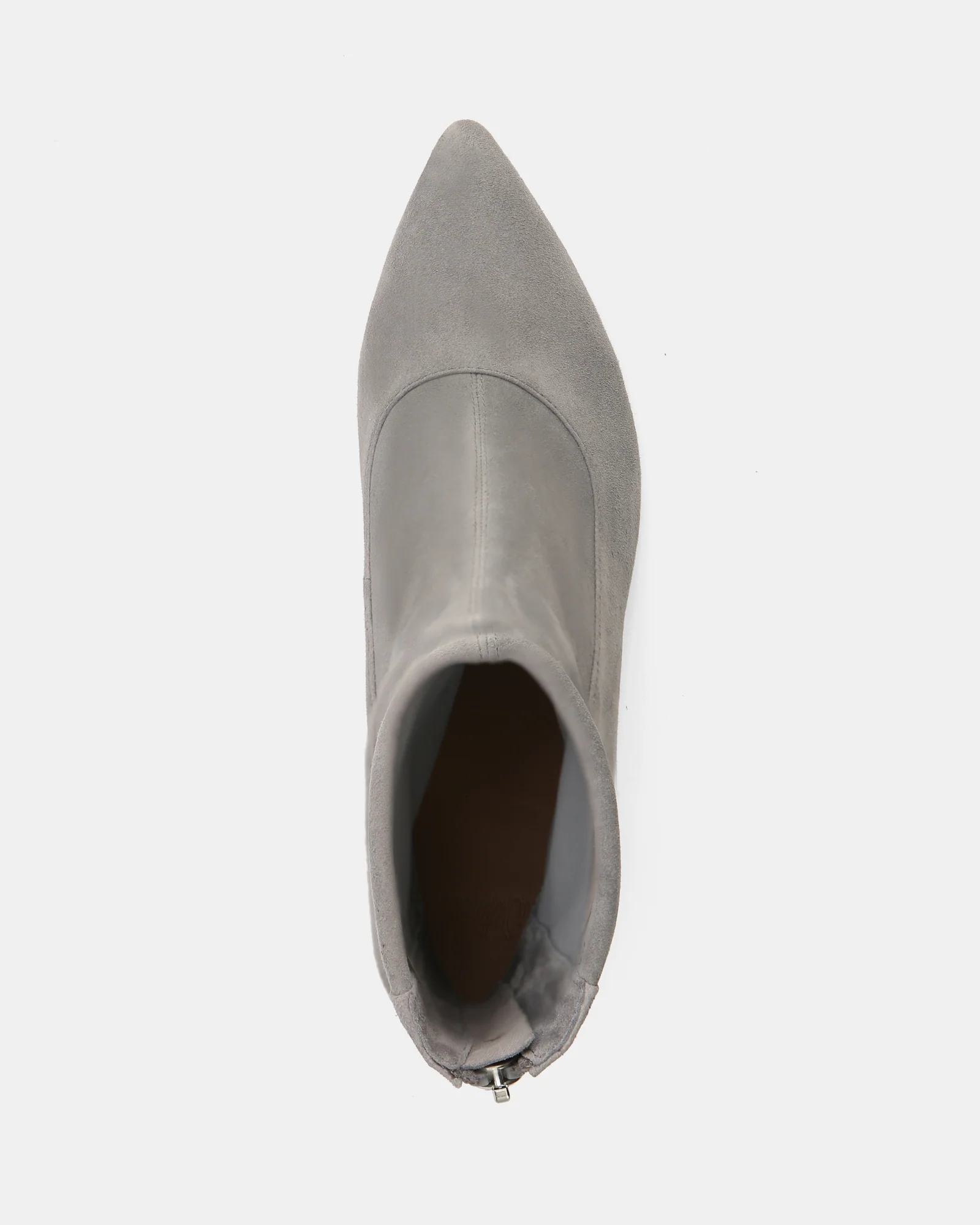 Felix Cement Grey Stretch Suede Leather Ankle Boot - Image 5
