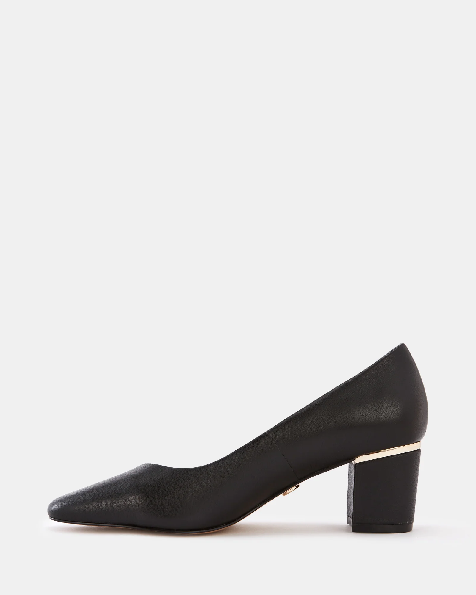 Gael Black Leather Pump - Image 6