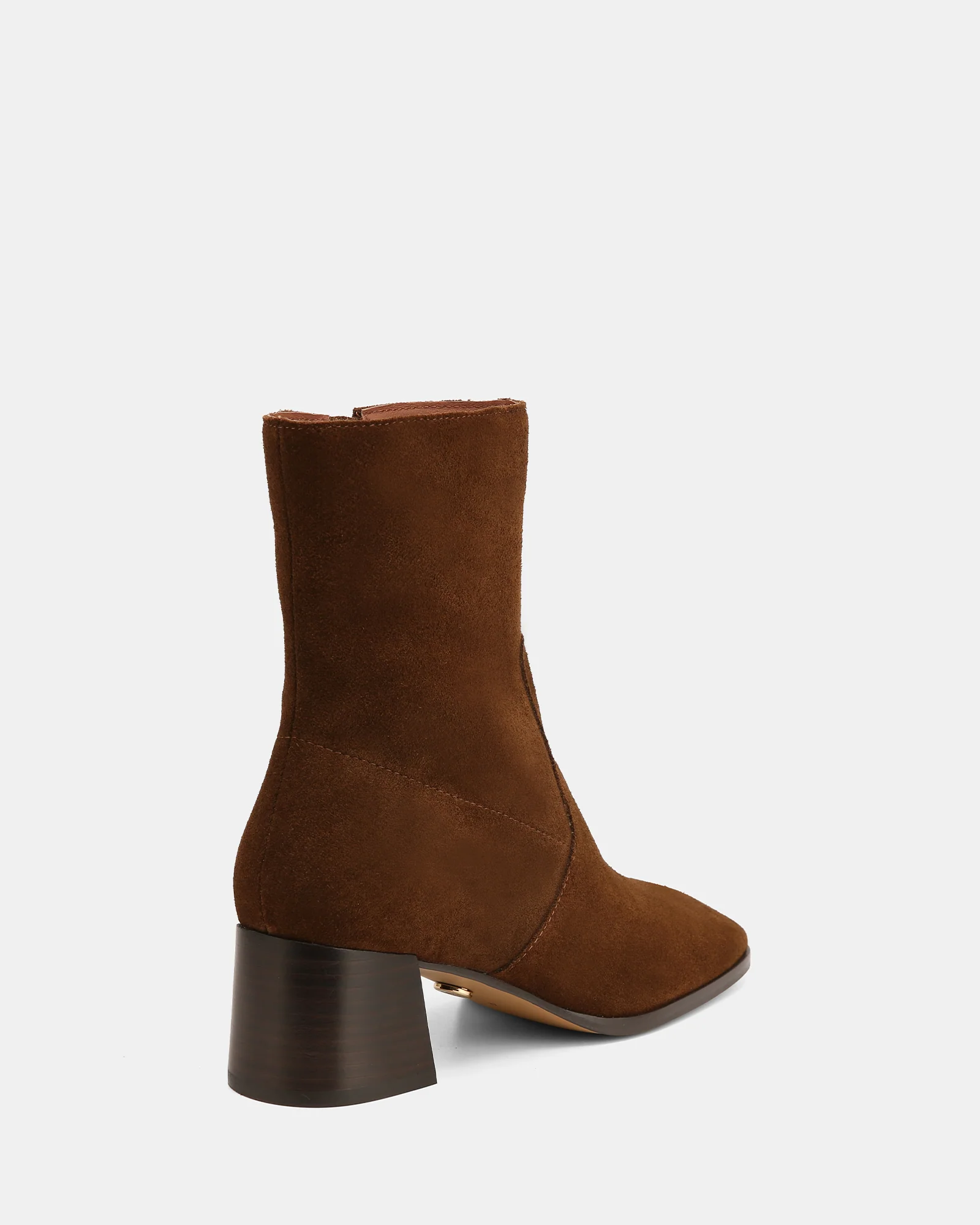 Gaylen Dark Brown Suede Leather Ankle Boot - Image 4