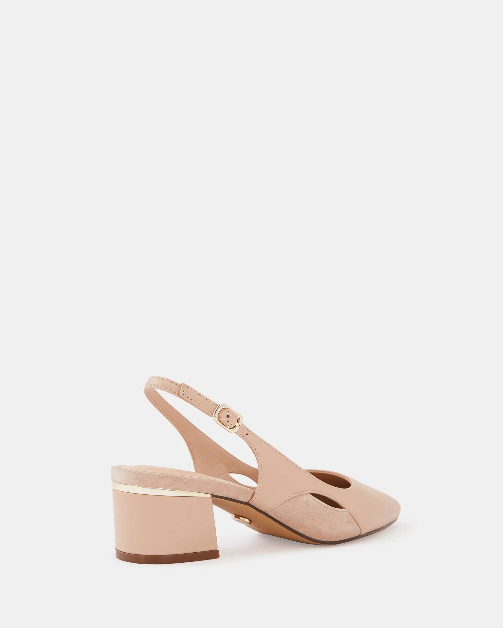 Gisela Bisque Leather Slingback - Image 4