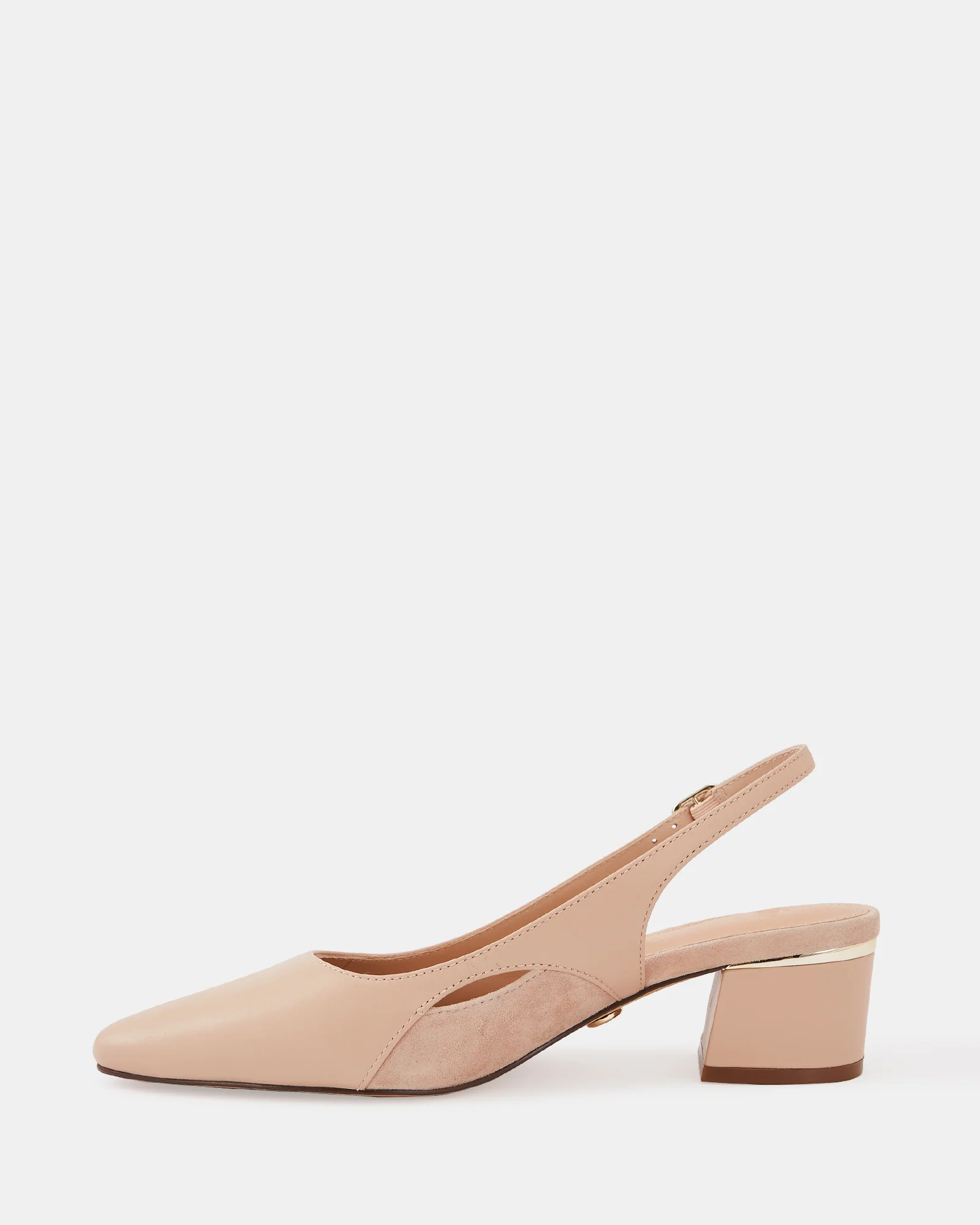 Gisela Bisque Leather Slingback - Image 6