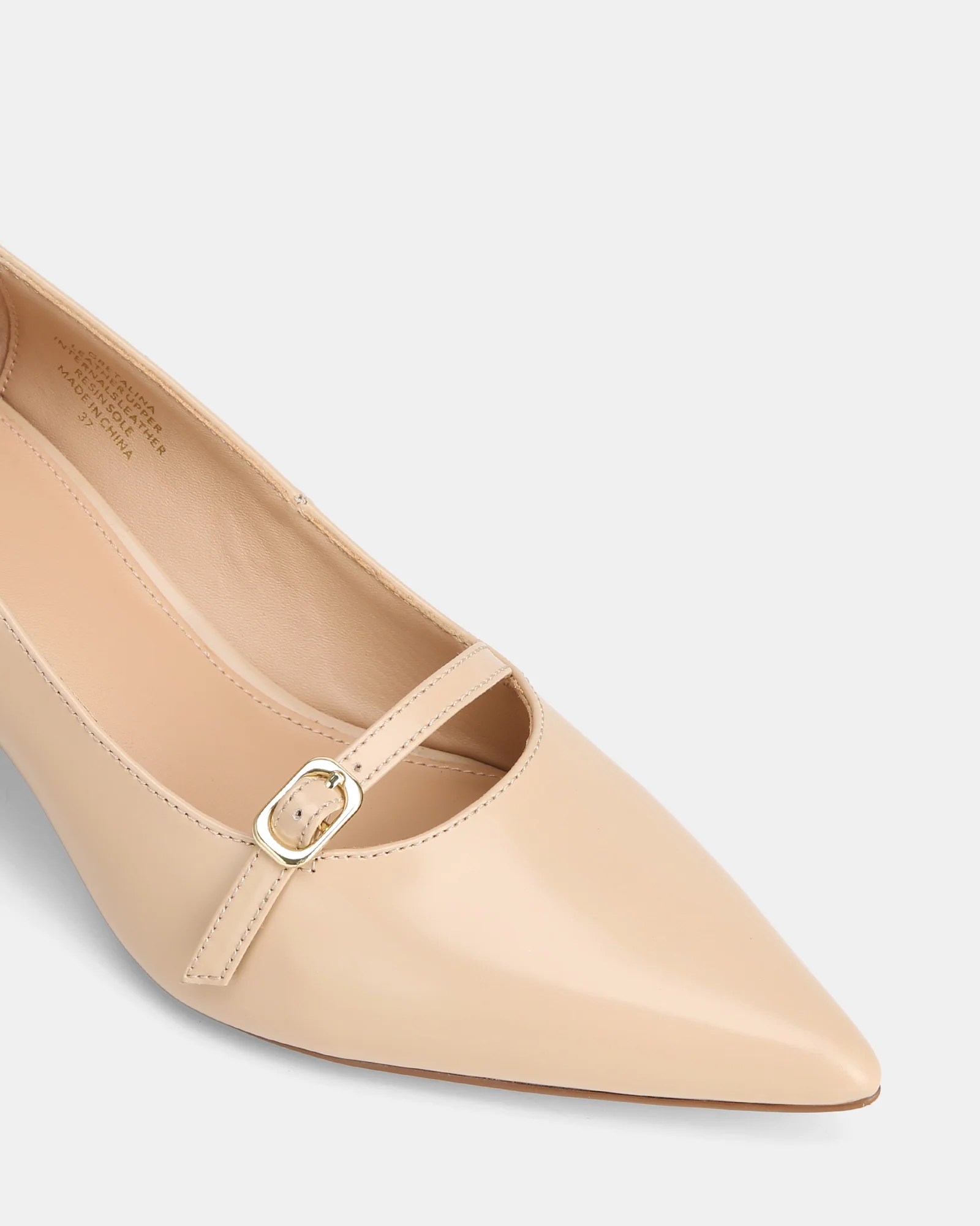Gretalina Bisque Leather Pump - Image 3