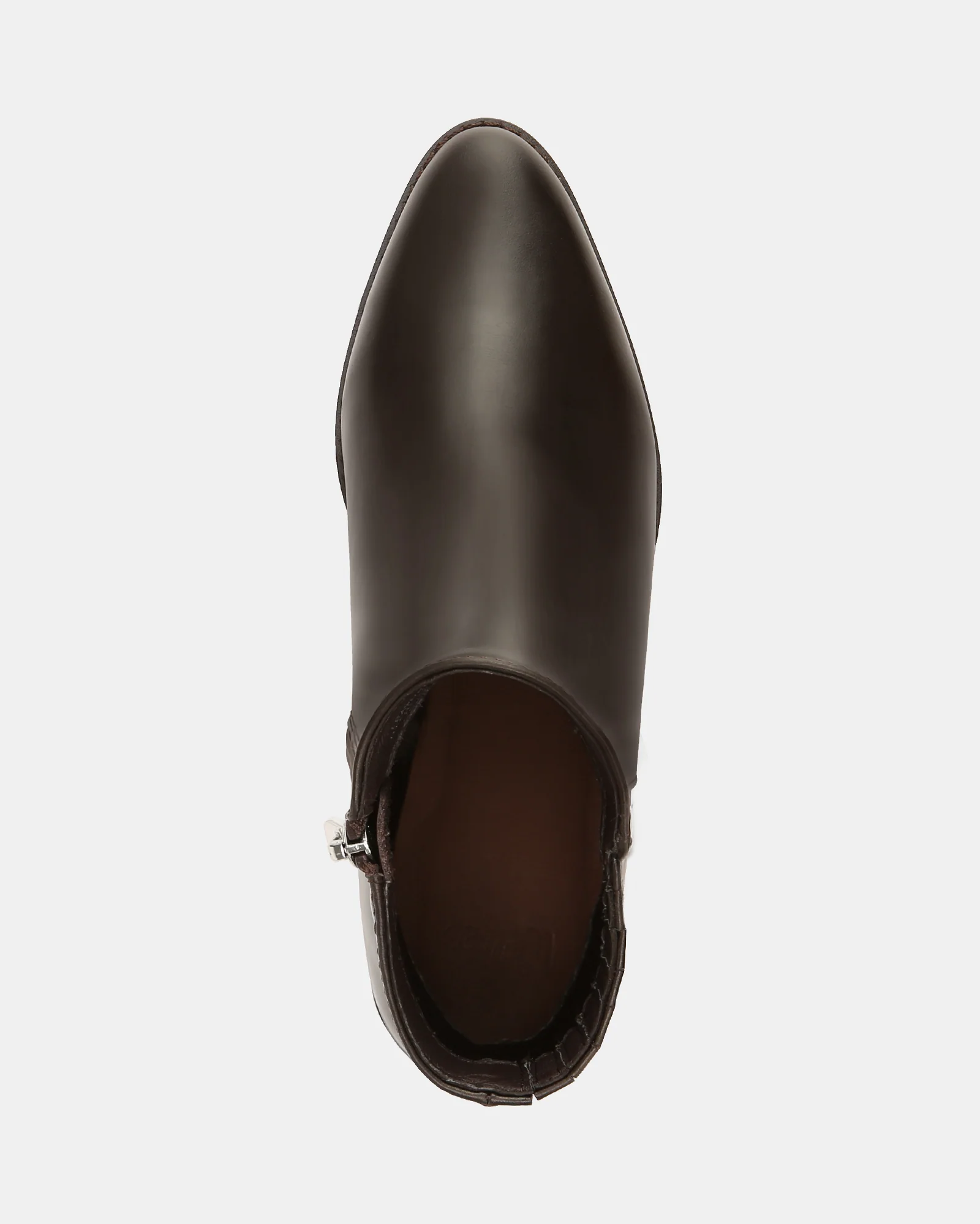 Jesse Dark Brown Leather Ankle Boot - Image 5