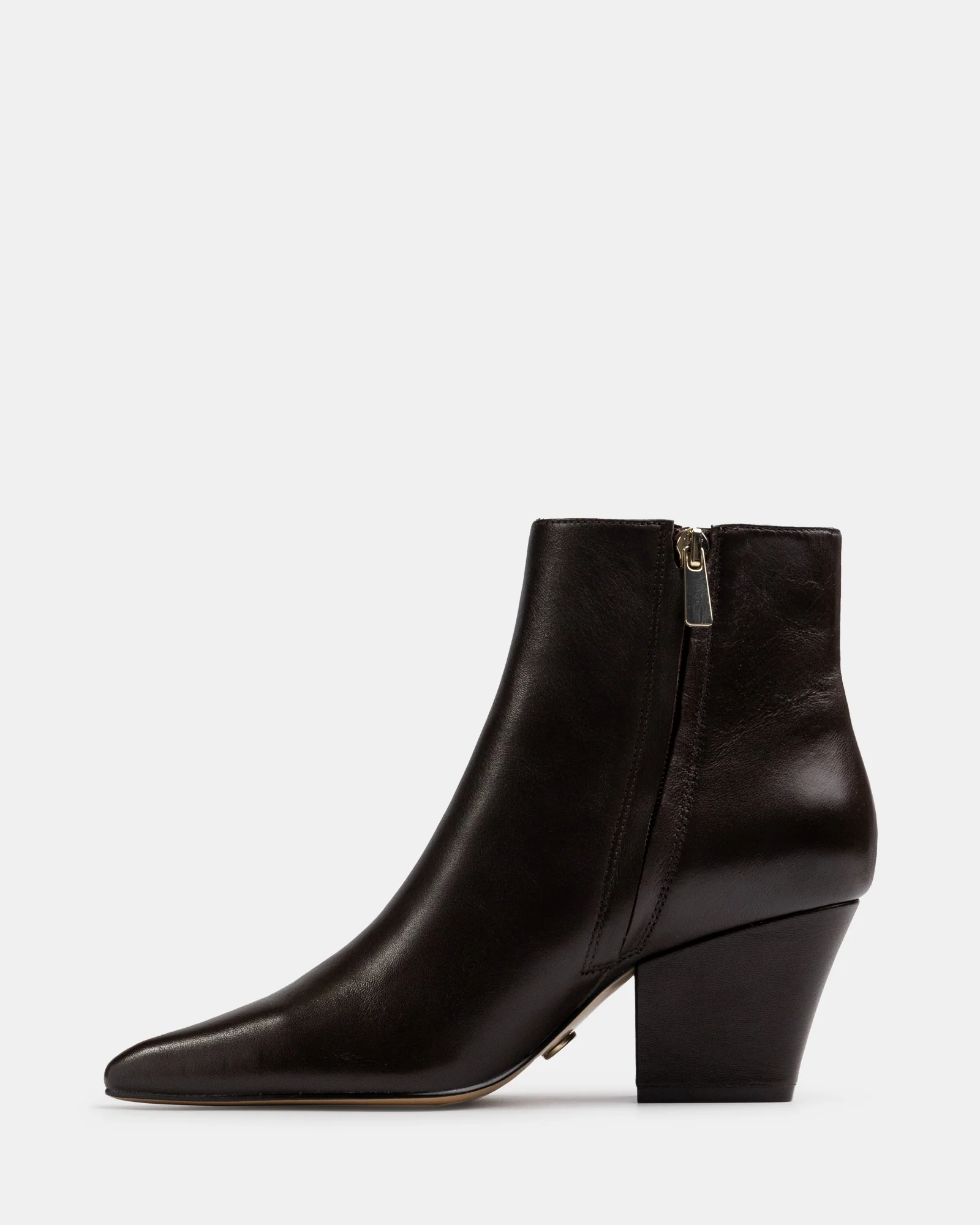 Kloe Dark Brown Leather Ankle Boot - Image 6