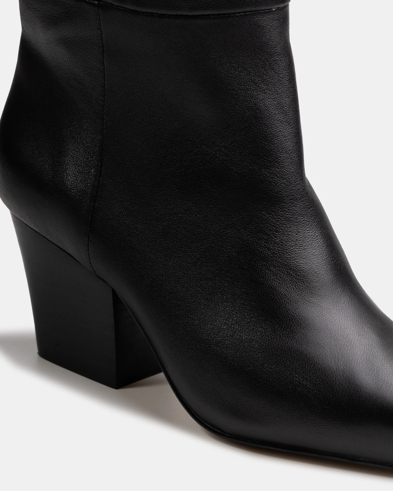 Kolton Black Leather Knee High Boot - Image 3