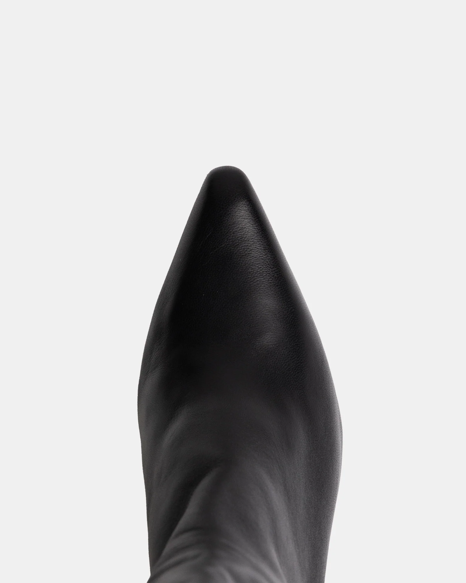 Kolton Black Leather Knee High Boot - Image 5