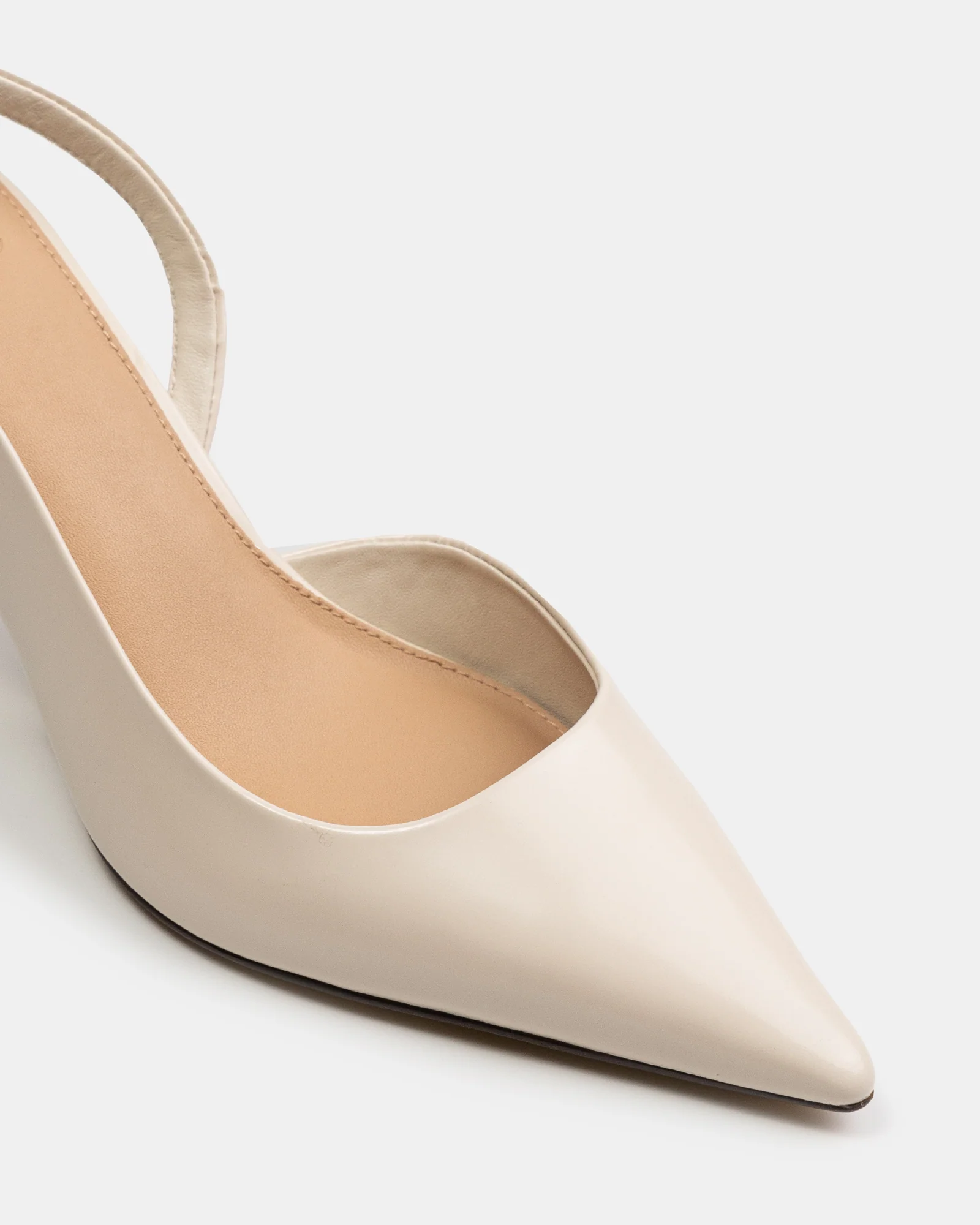 Livy Vintage Ivory Leather Slingback - Image 3