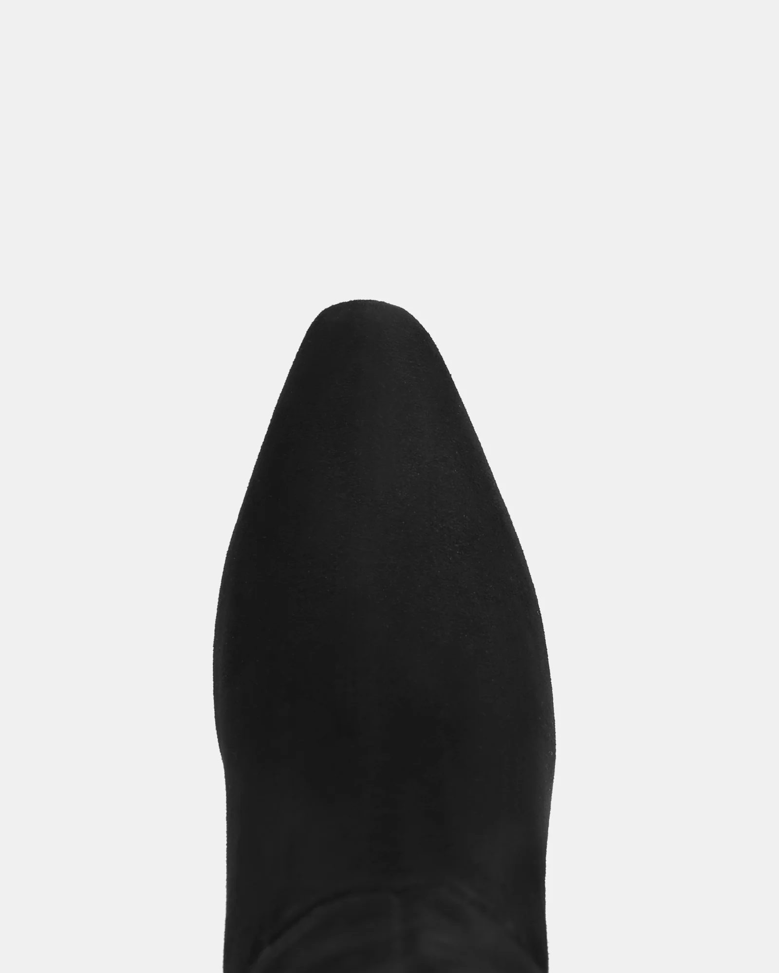 Louella Black Suede Leather Knee High Boot - Image 5