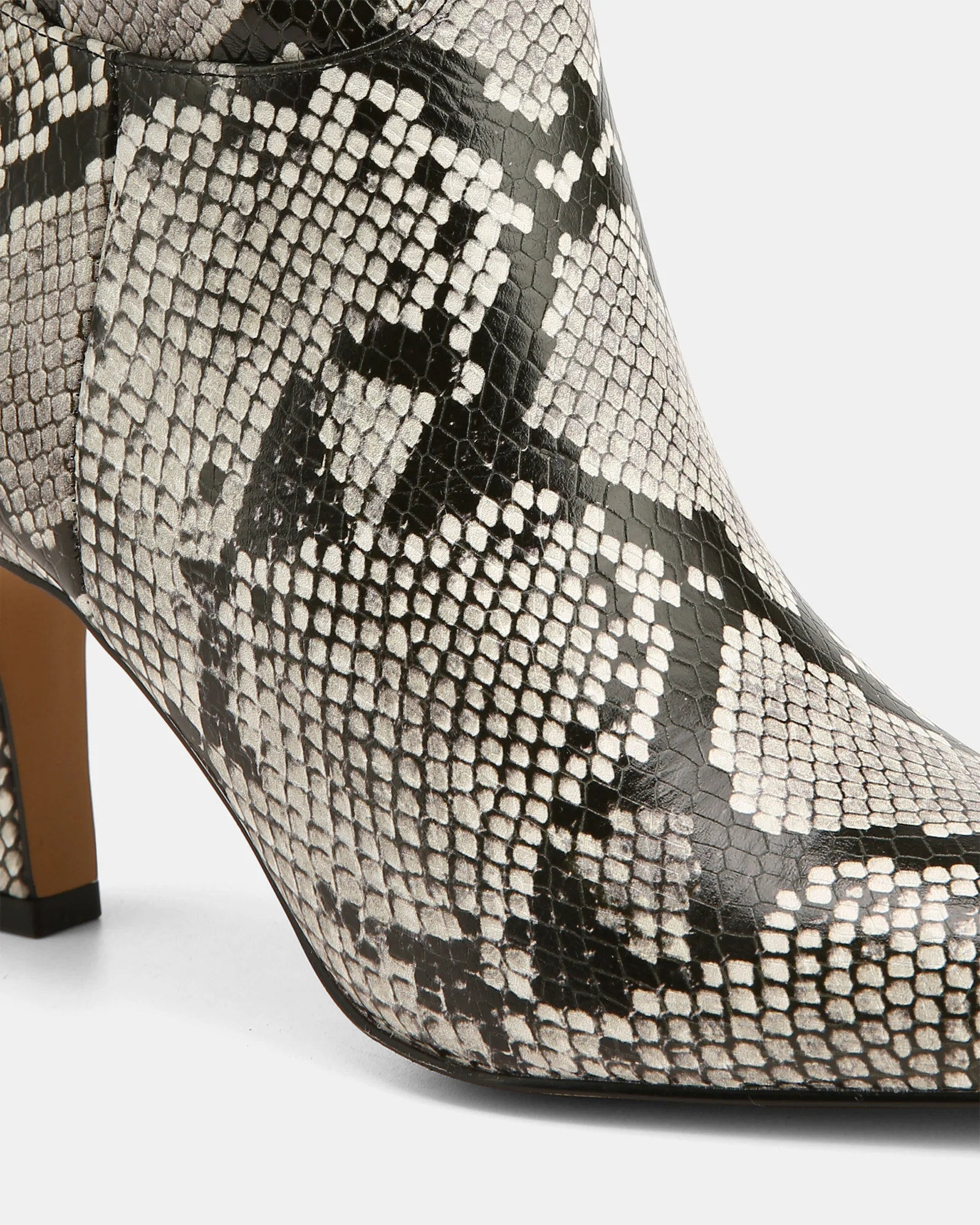 Louella Snake Embossed Leather Knee High Boot - Image 3