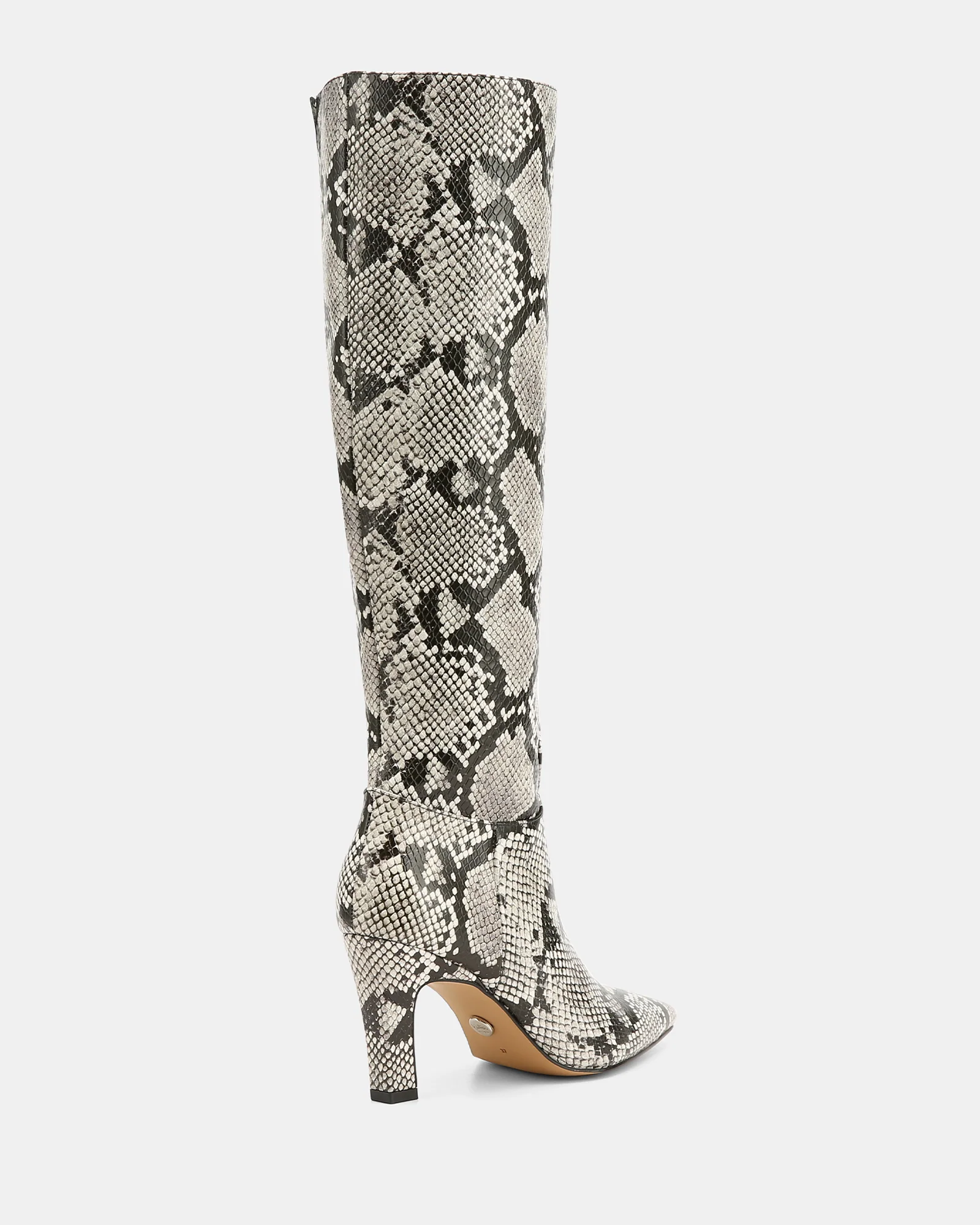 Louella Snake Embossed Leather Knee High Boot - Image 4
