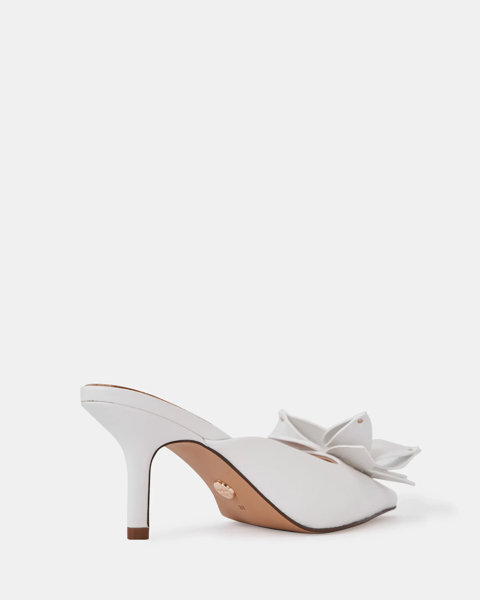 Lowe Optic White Leather Mule - Image 4