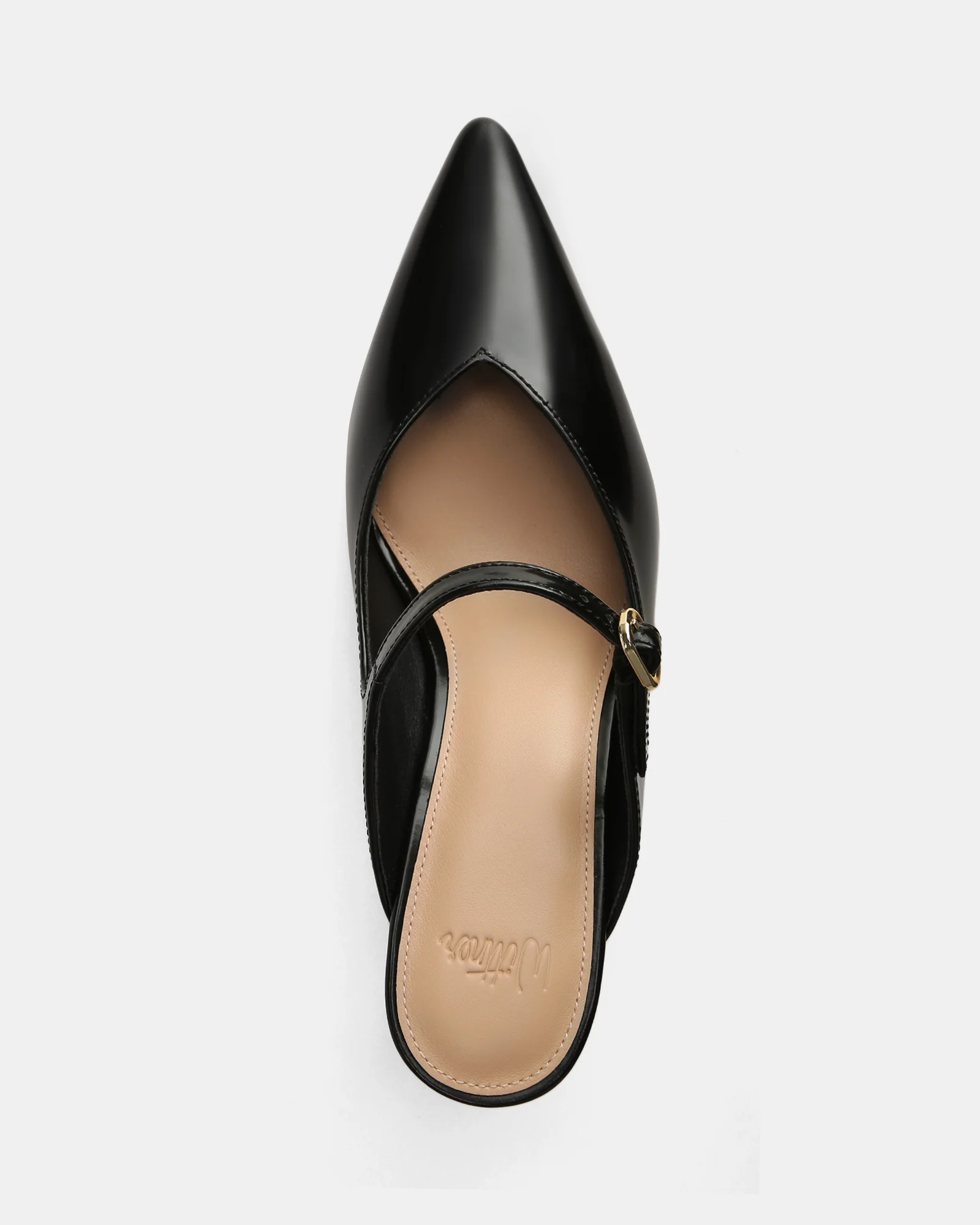 Lucille Black Leather Mule - Image 5