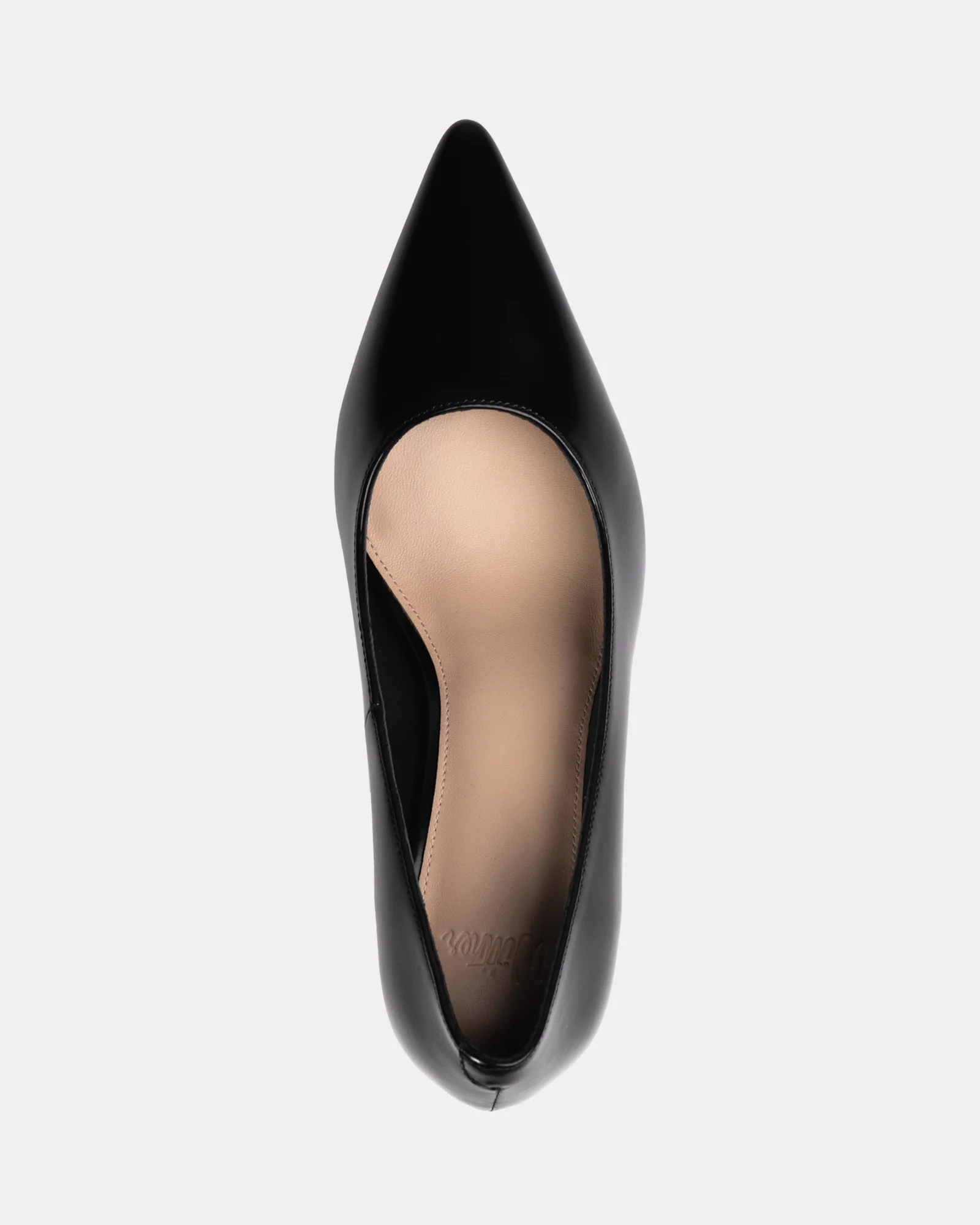 Lydia Black Leather Pump - Image 5