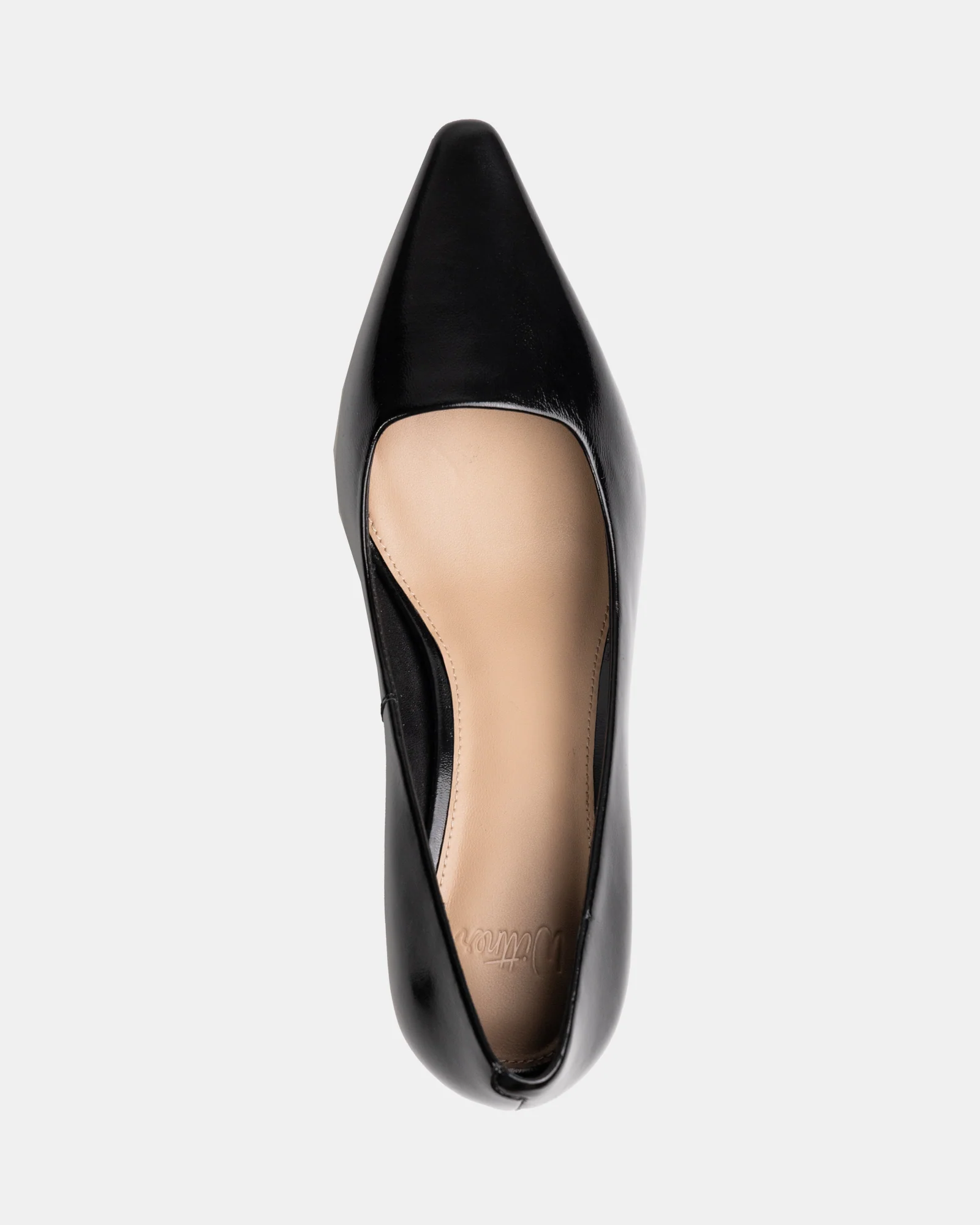 Maine Black Shiny Leather Pump - Image 5