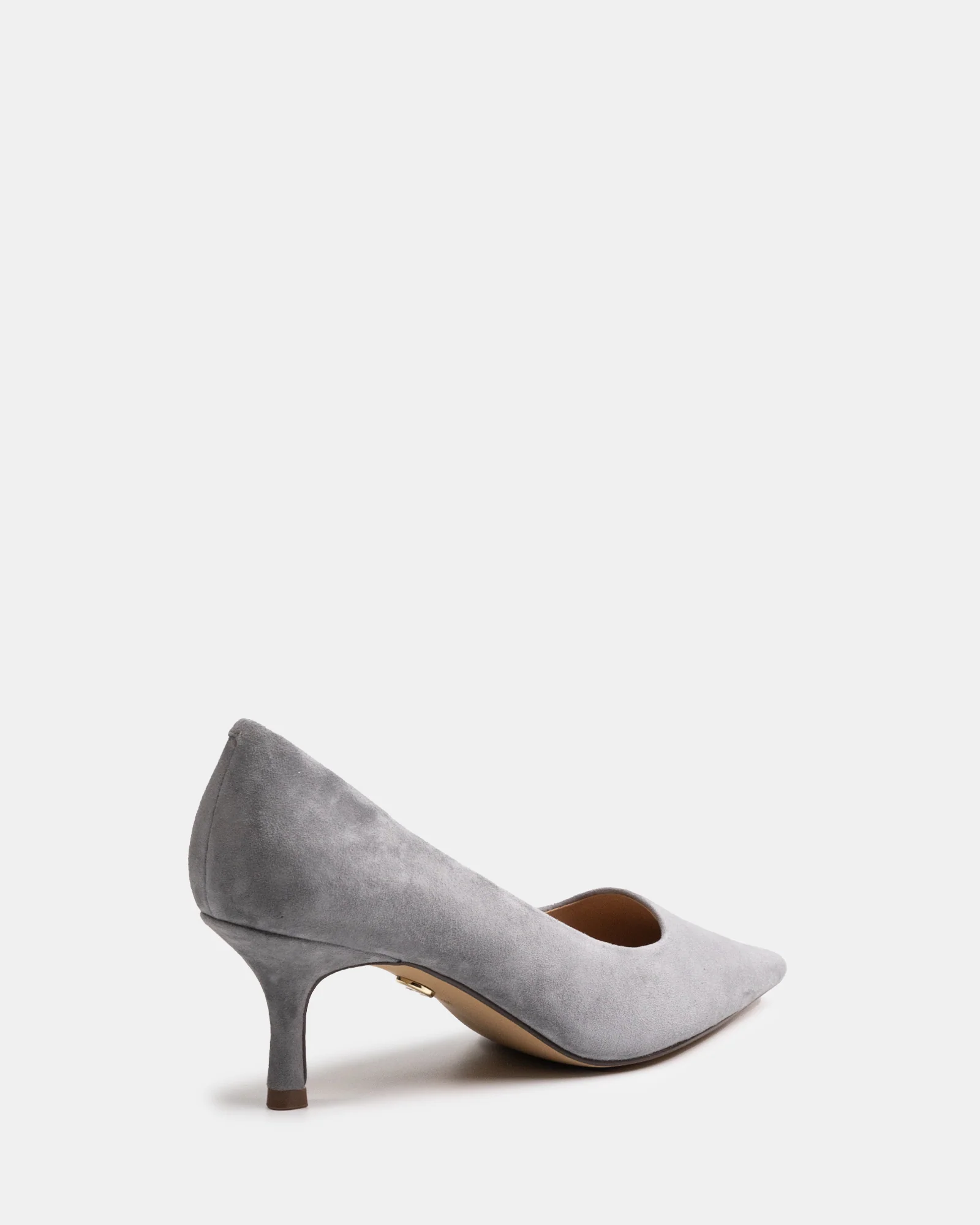 Maine Cement Grey Suede Leather Pump - Image 4