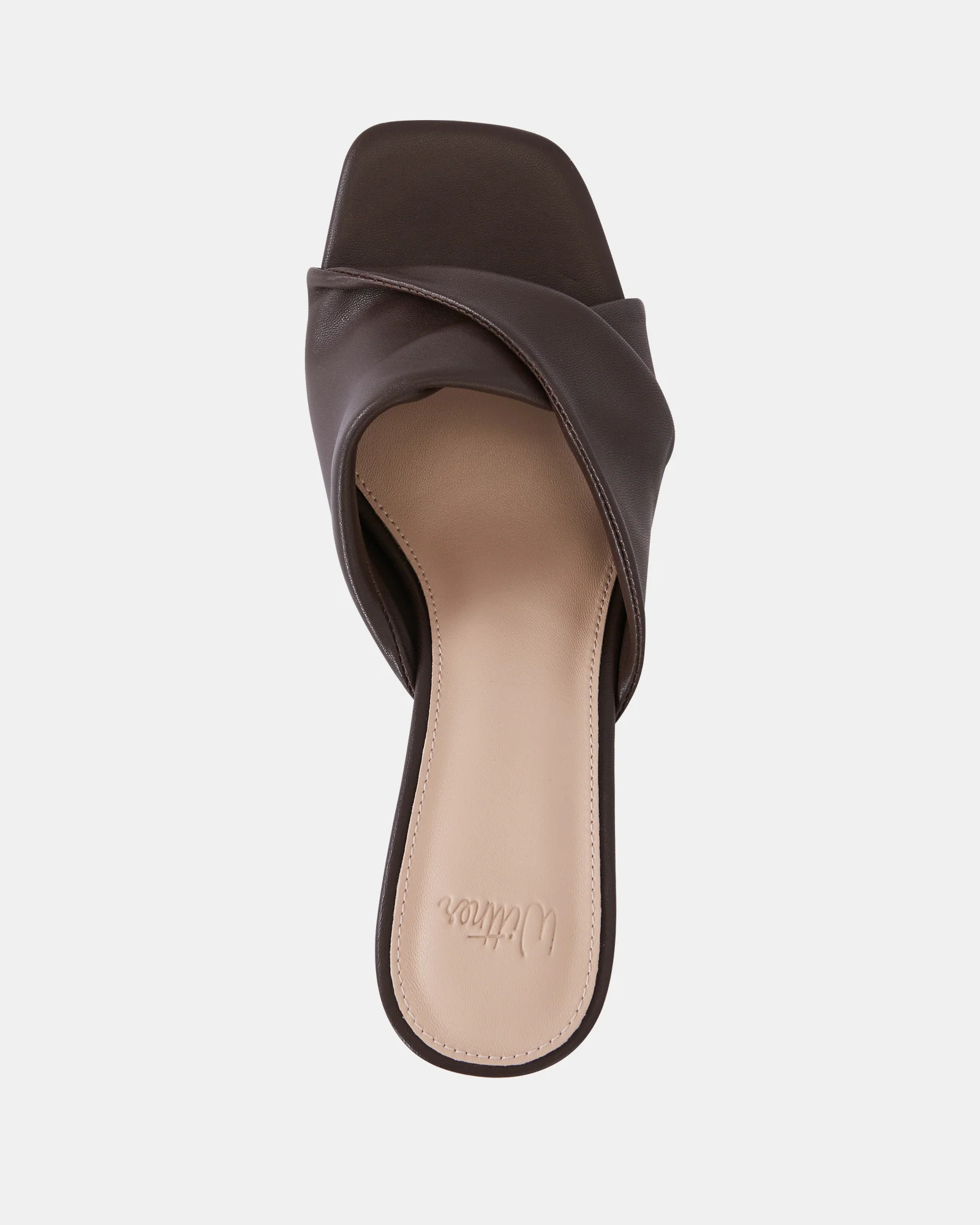 Marlee Syrup Leather Flared Heel Mule - Image 5