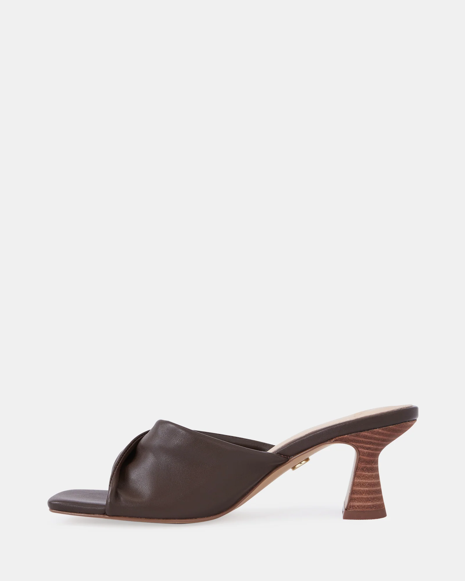 Marlee Syrup Leather Flared Heel Mule - Image 6
